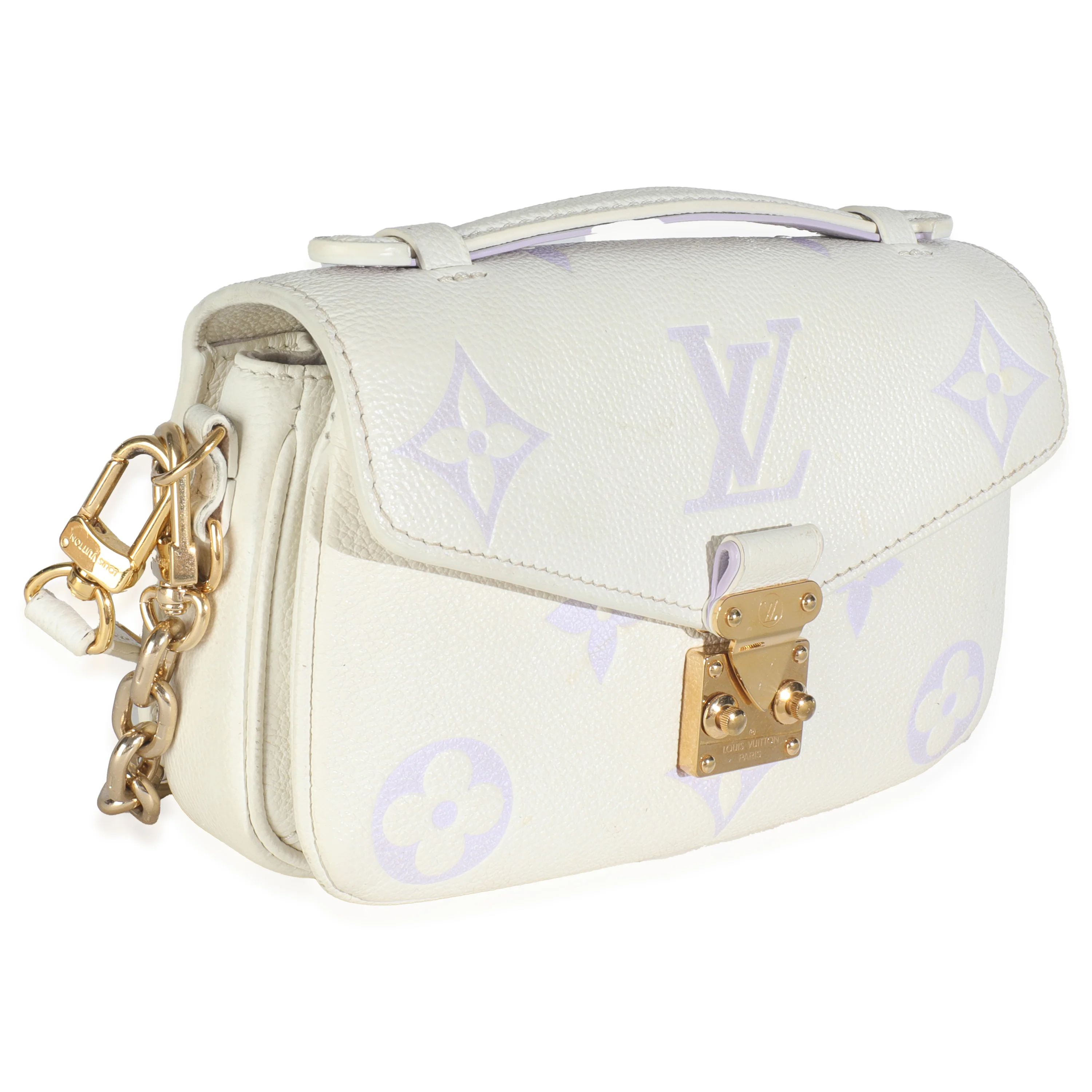 Latte Bubble Tea Giant Monogram Empreinte Pochette Metis East West - Image 3