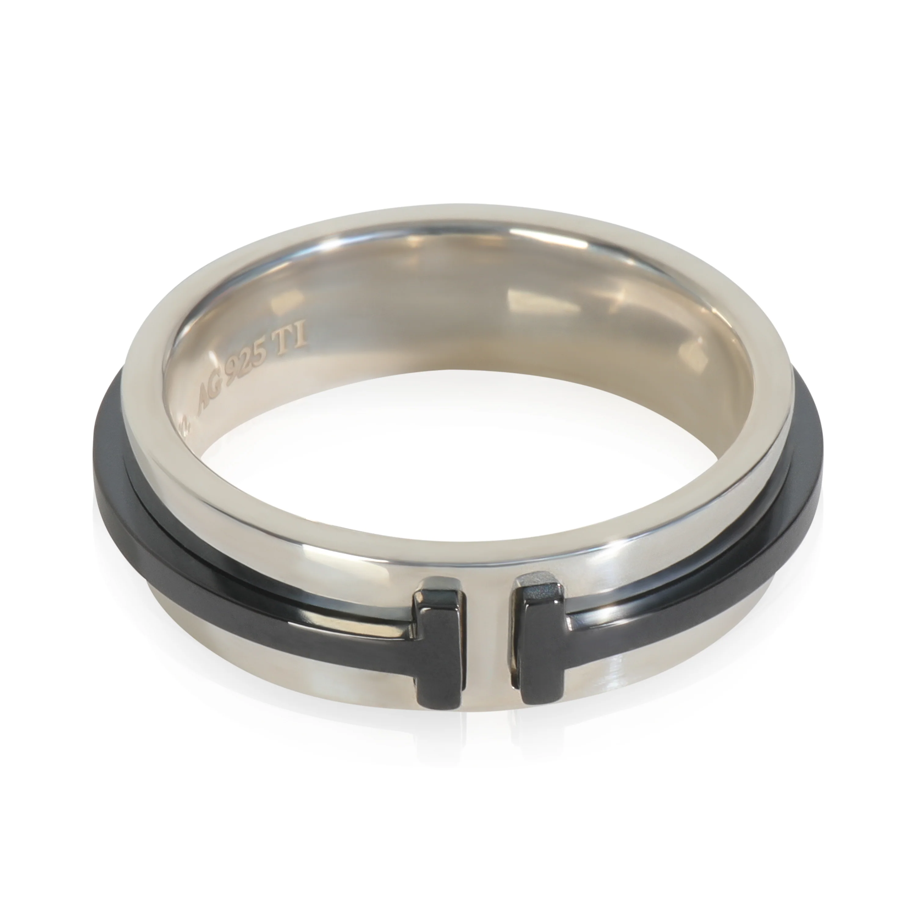 Sterling Silver  Tiffany T Ring