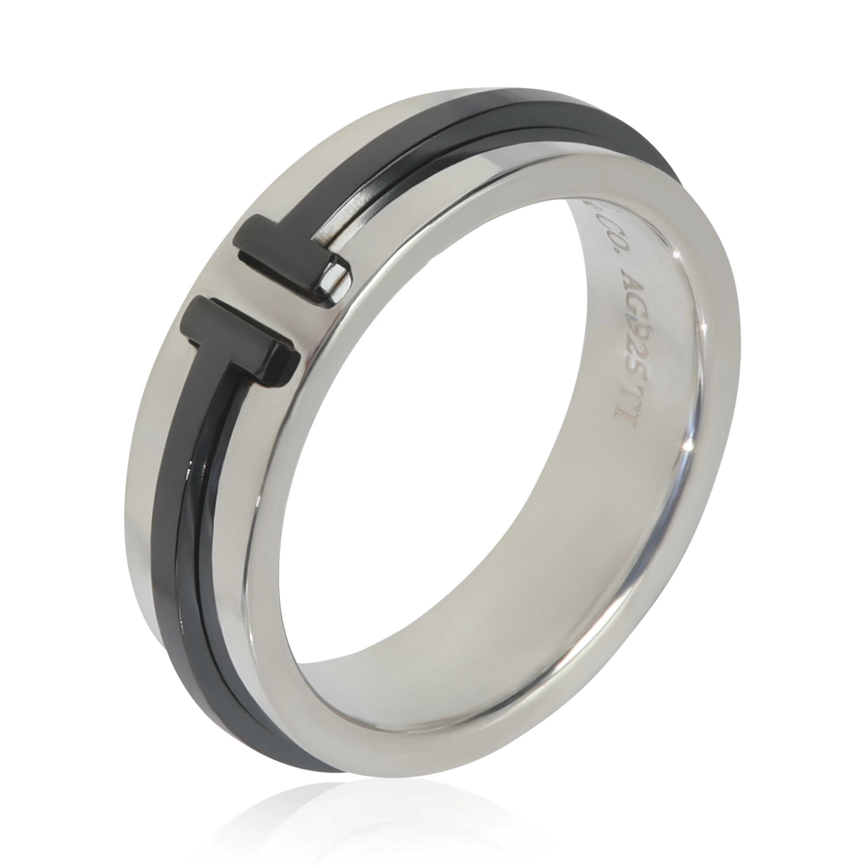 Sterling Silver Tiffany T Band - Image 4