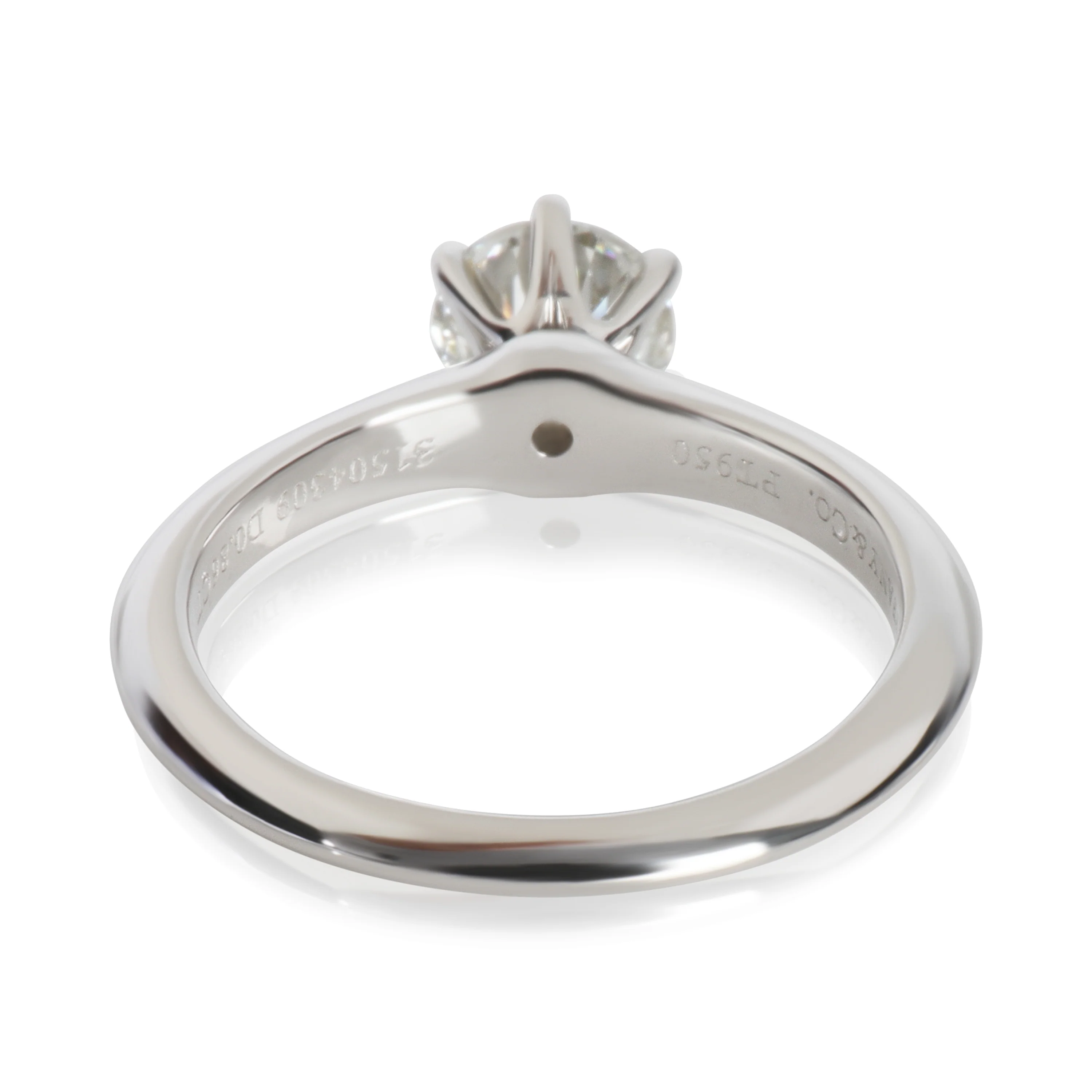 0.86 ct Round Brilliant Diamond Engagement Ring - Image 3