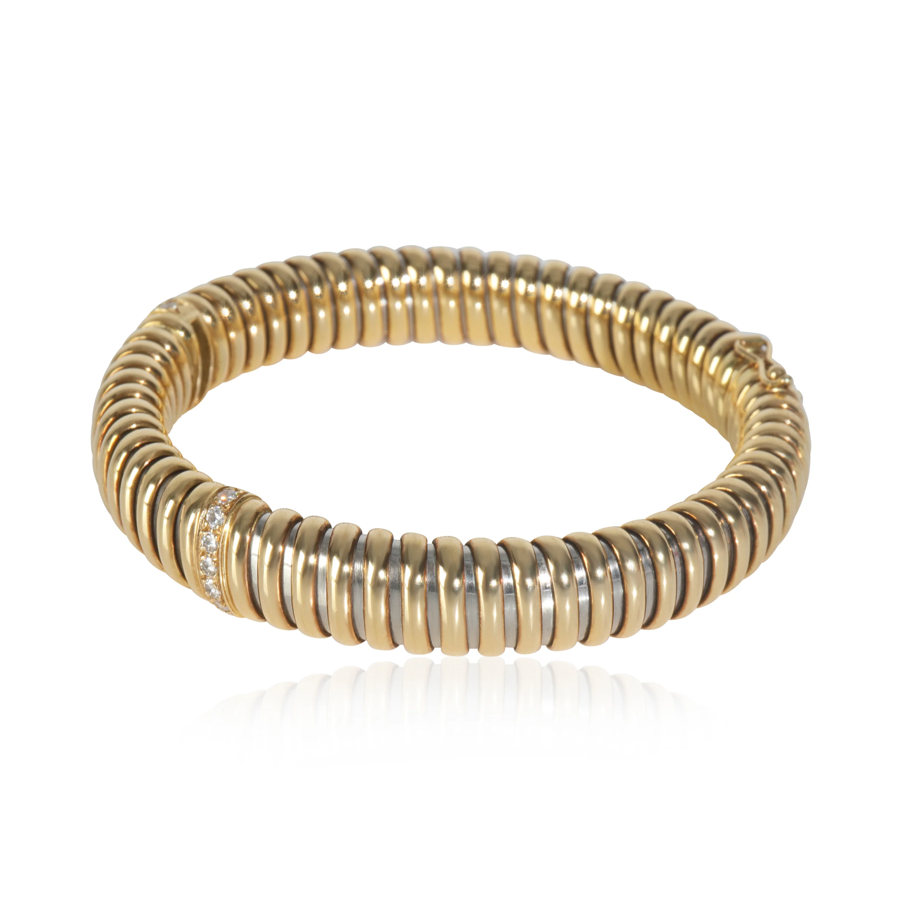 Yellow Gold & Steel Diamond Vintage Rhapsody Bracelet - Image 2