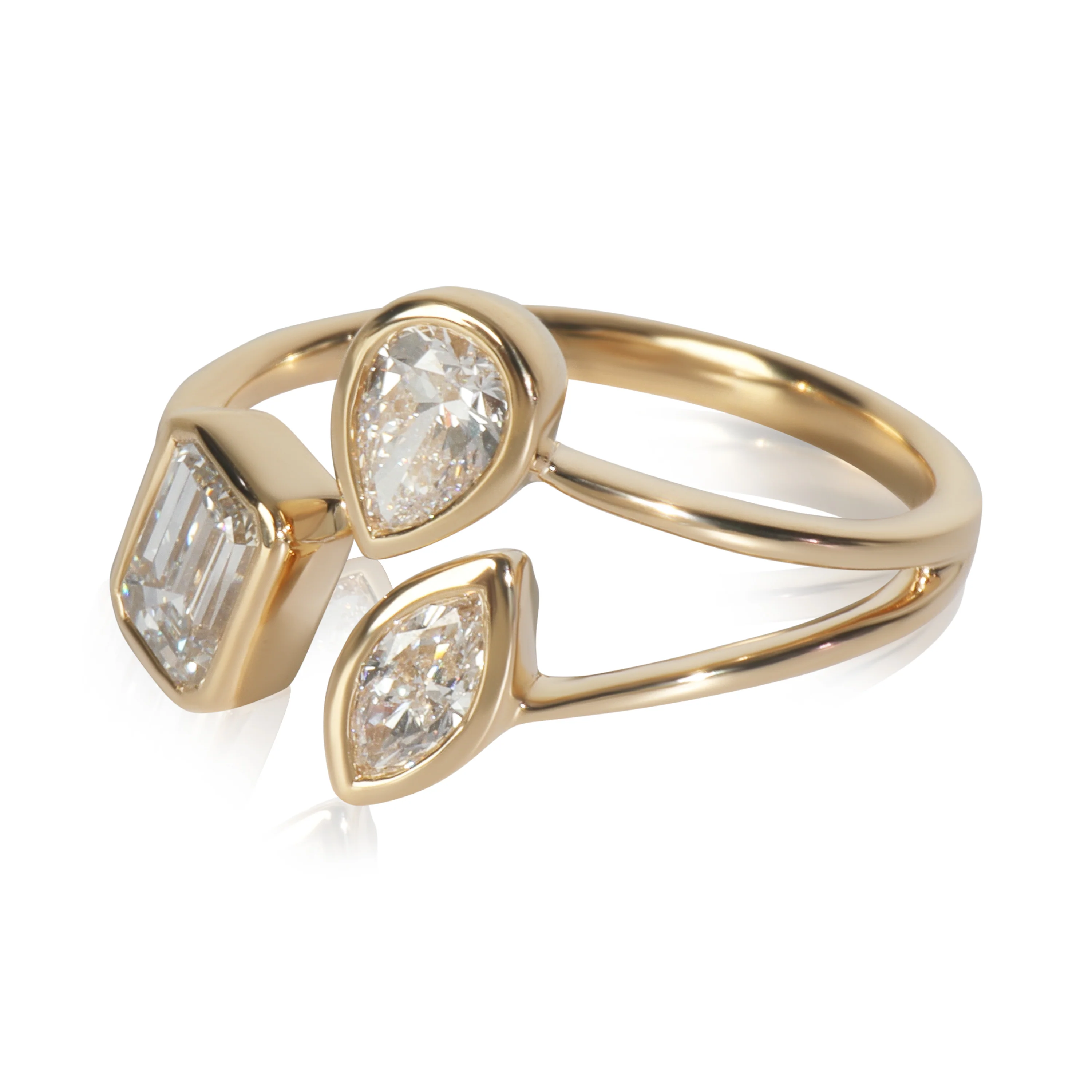 1.27 ctw Yellow Gold Lab-Grown Diamond Ring - Image 2