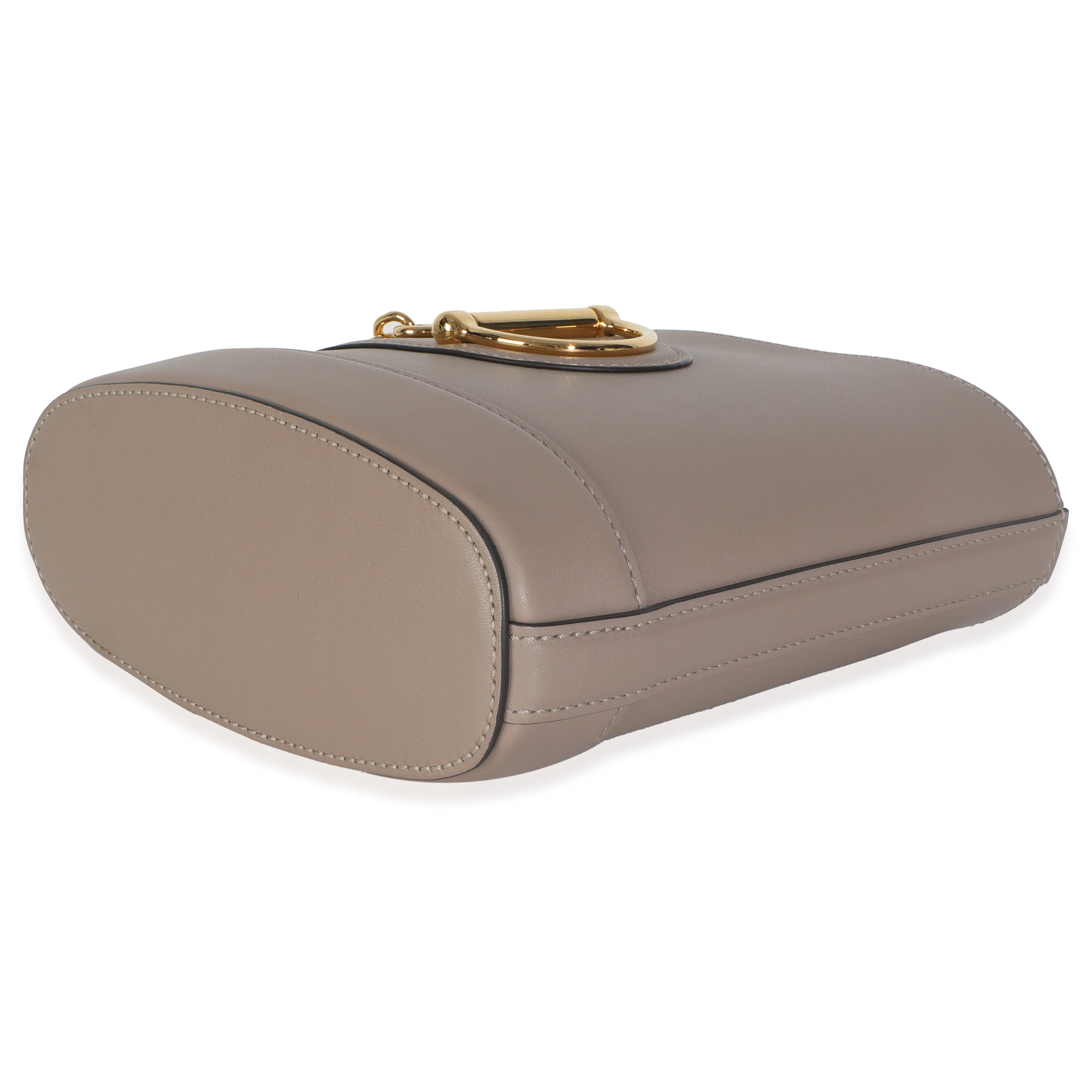 Beige Smooth Calfskin Small 73 Bucket Bag - Image 7