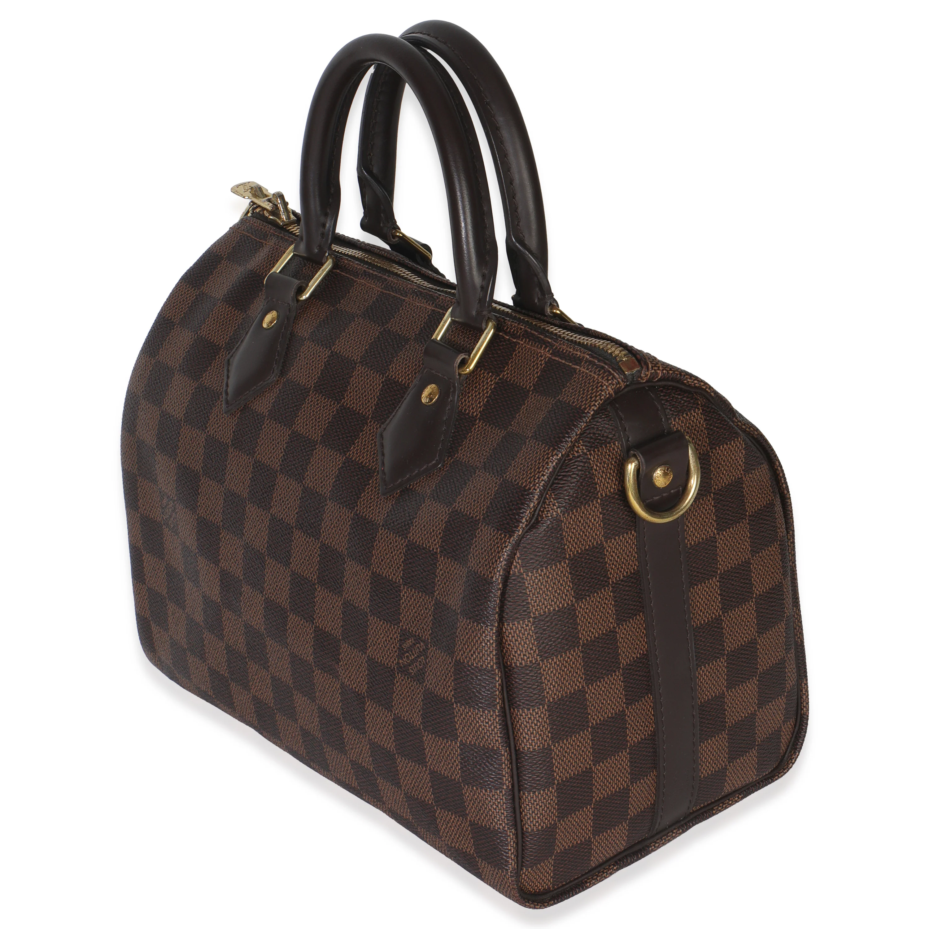 Damier Ebene Canvas Speedy Bandouliere 25 w/ Strap - Image 2