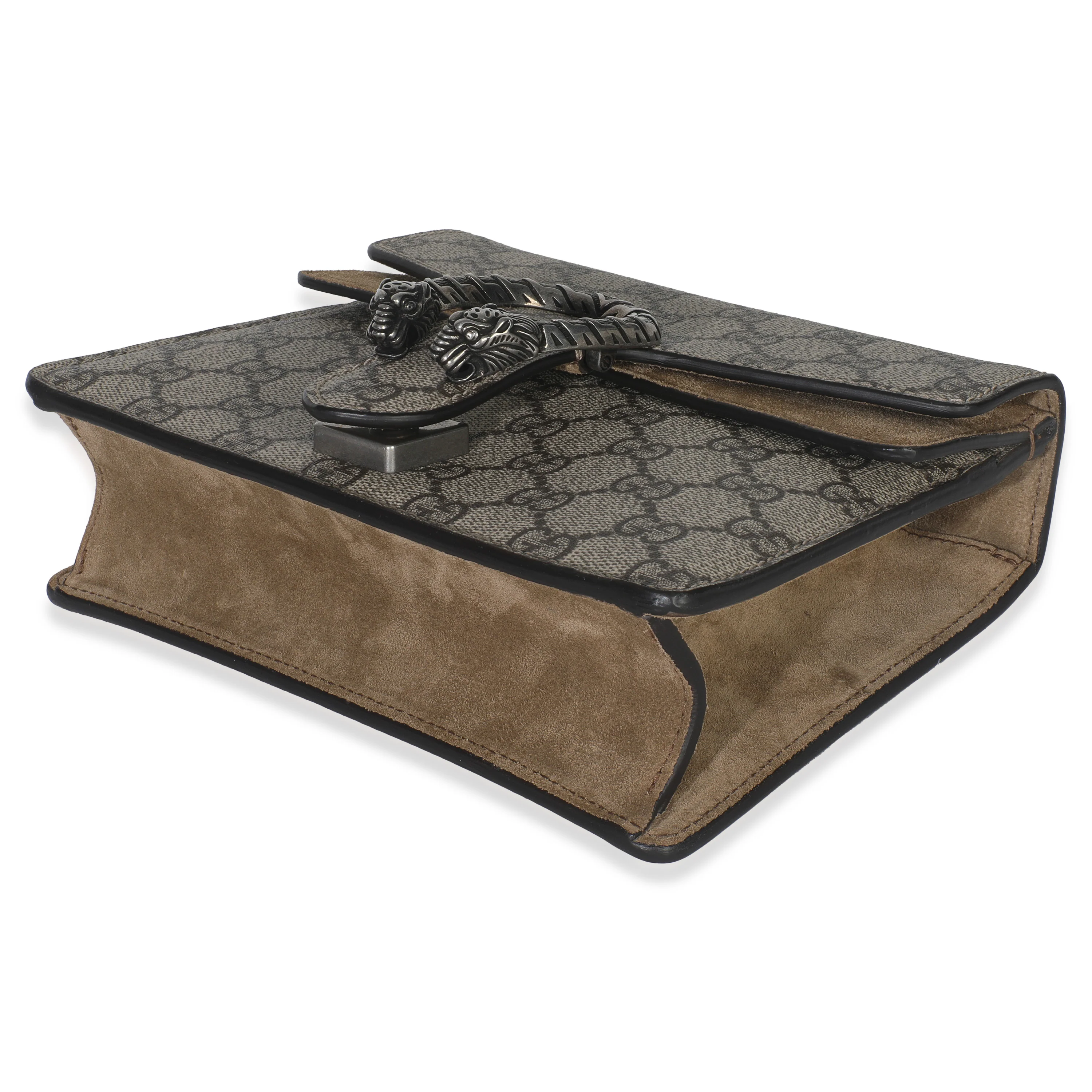 Taupe GG Supreme Canvas Mini Dionysus Shoulder Bag - Image 7