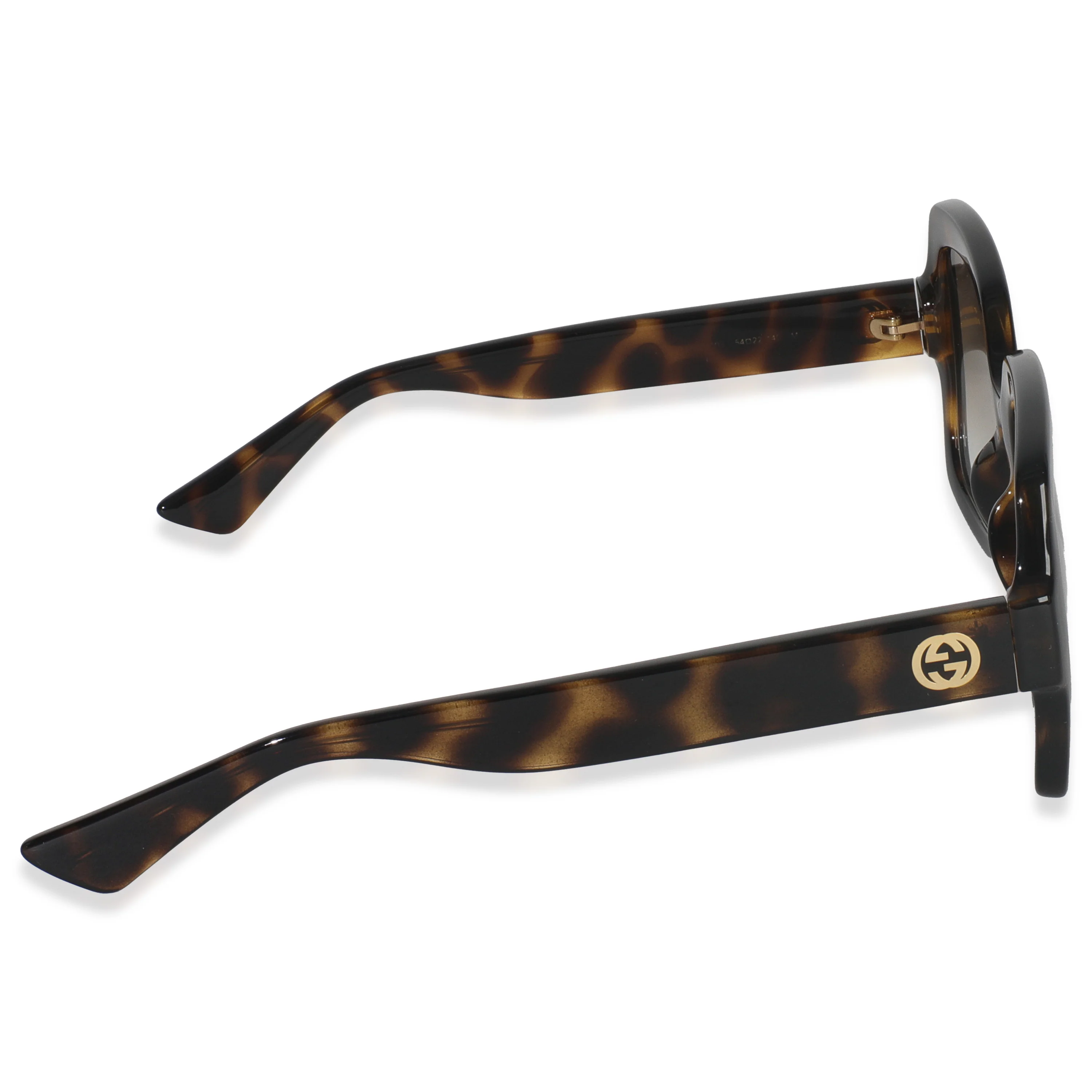 Brown Acetate Gradient Square Lens GG Sunglasses - Image 3