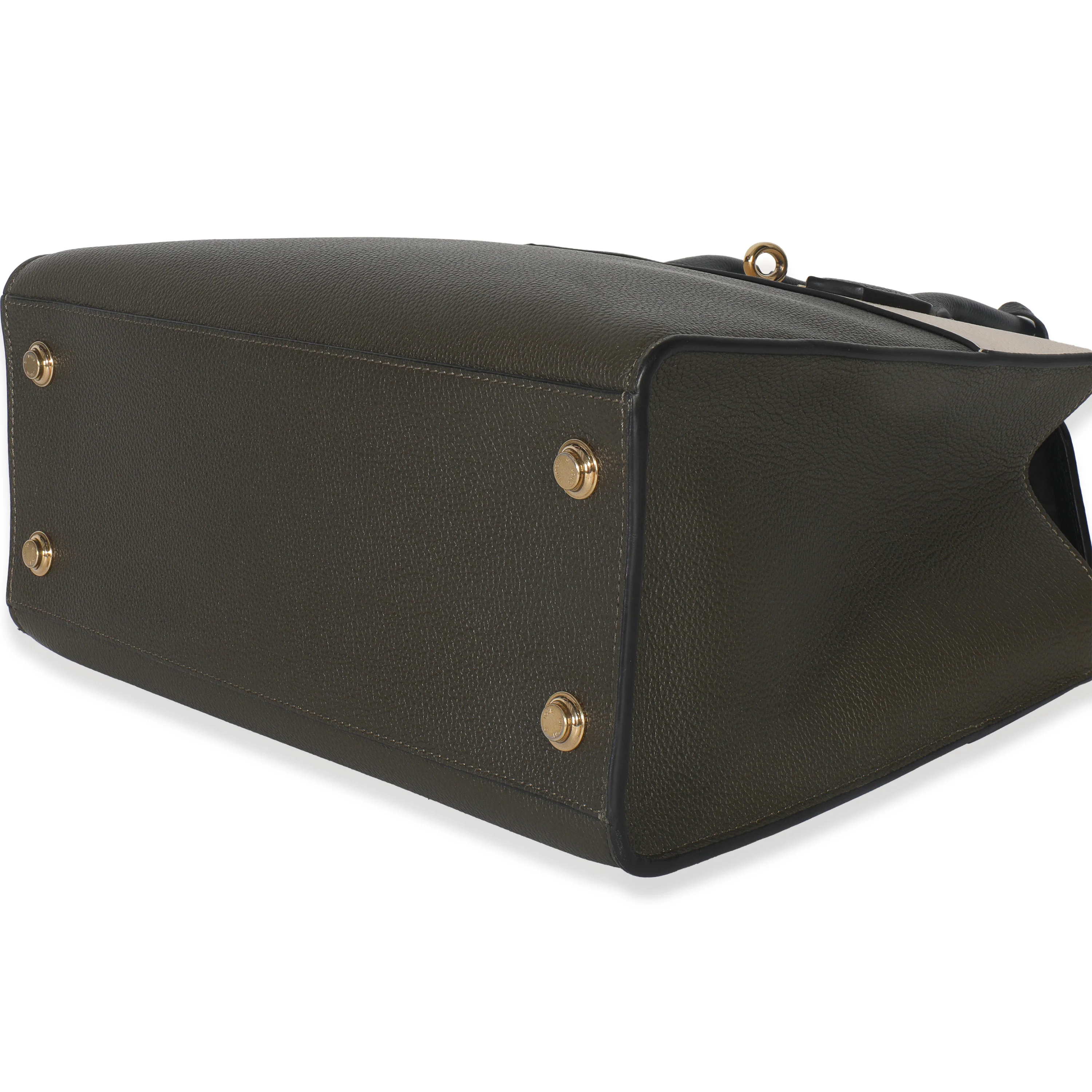 Kaki Creme Black Taurillon City Steamer MM - Image 6