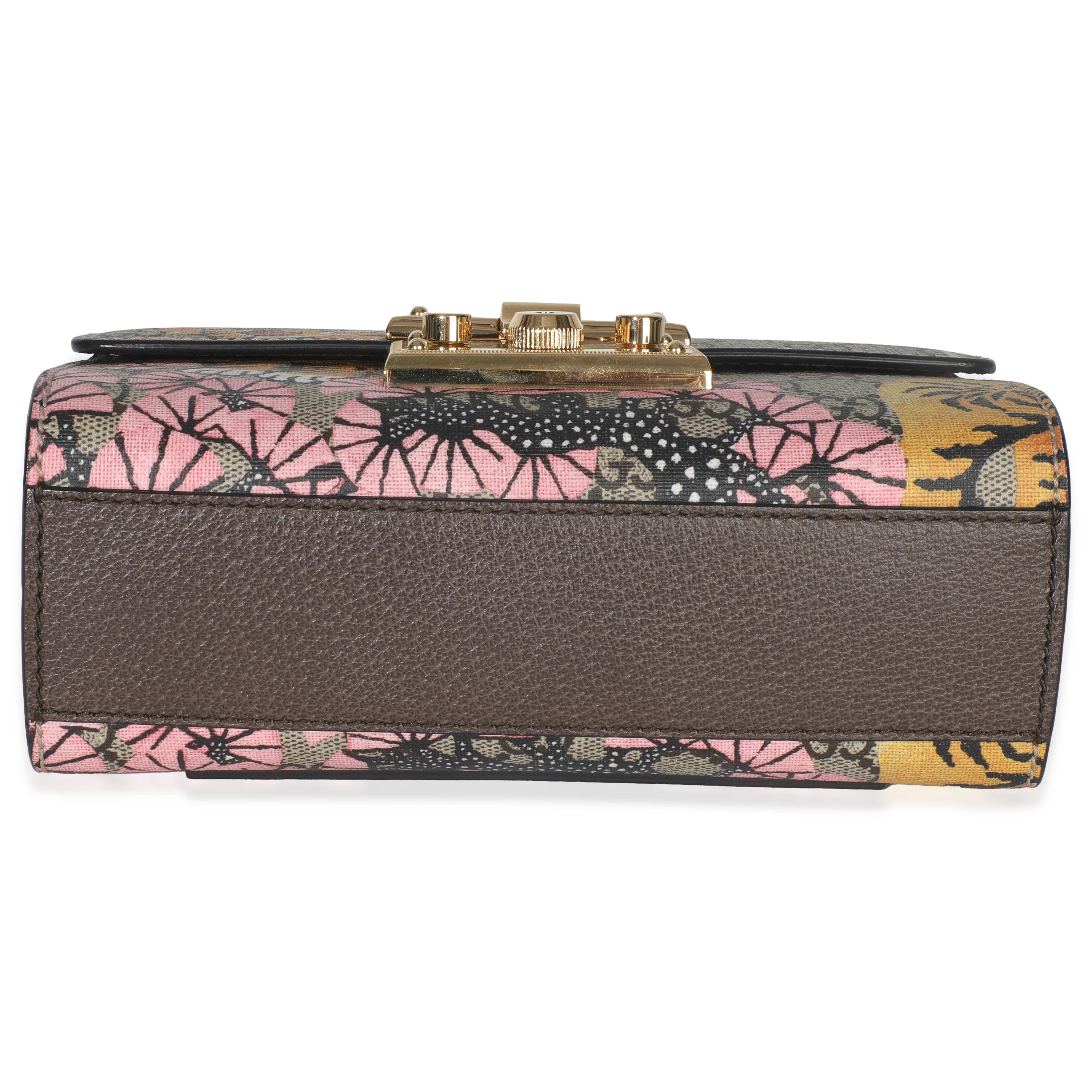 GG Supreme Bengal Tiger Padlock Small Shoulder Bag - Image 5