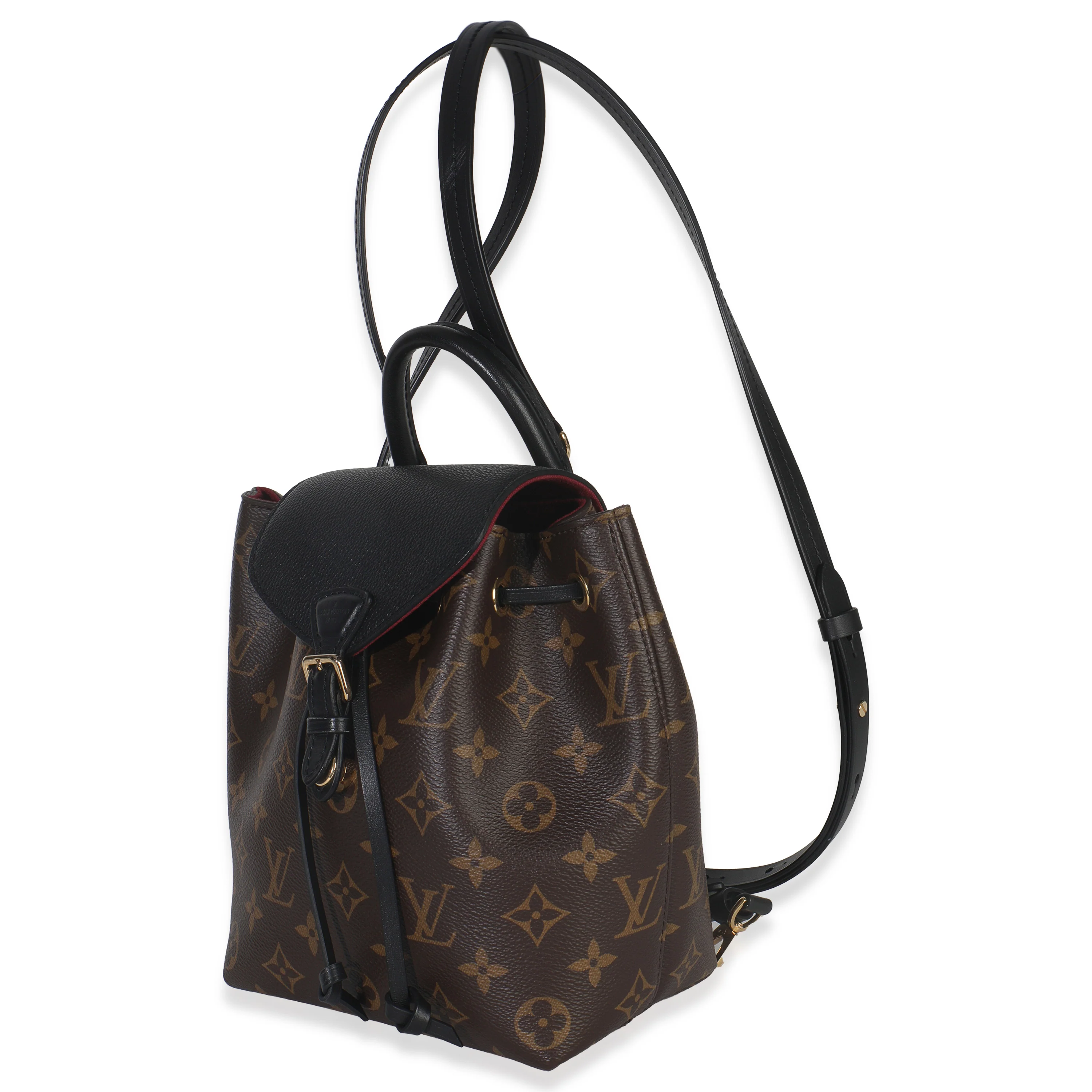 Black Monogram Canvas Montsouris BB NM - Image 2