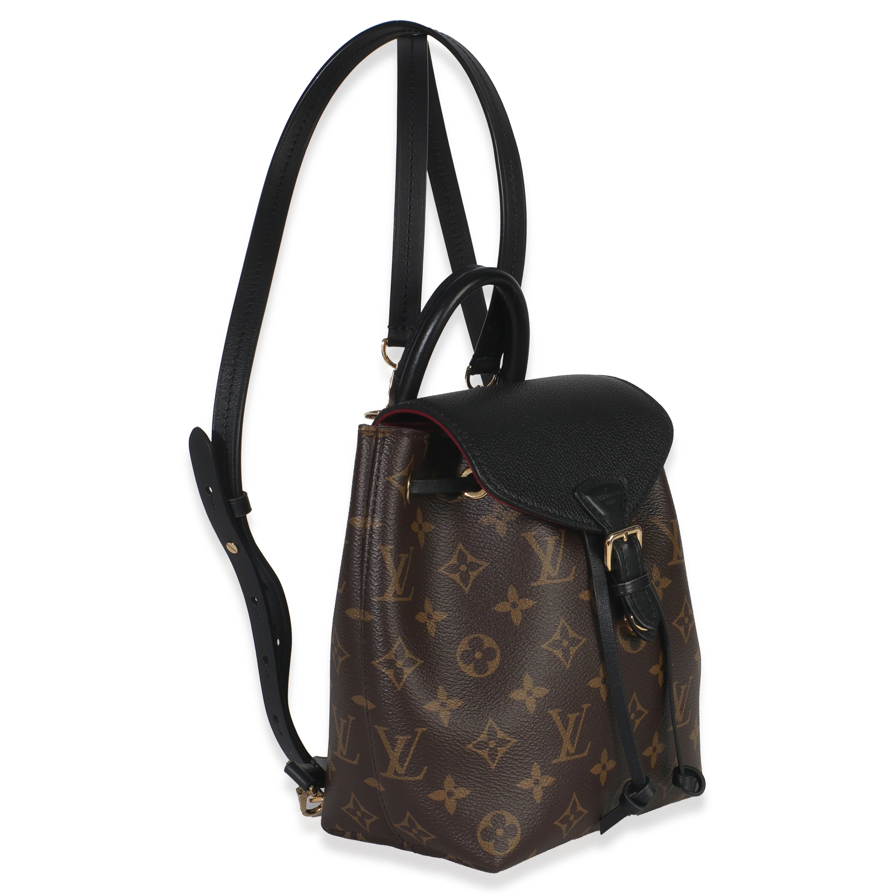 Black Monogram Canvas Montsouris BB NM - Image 3