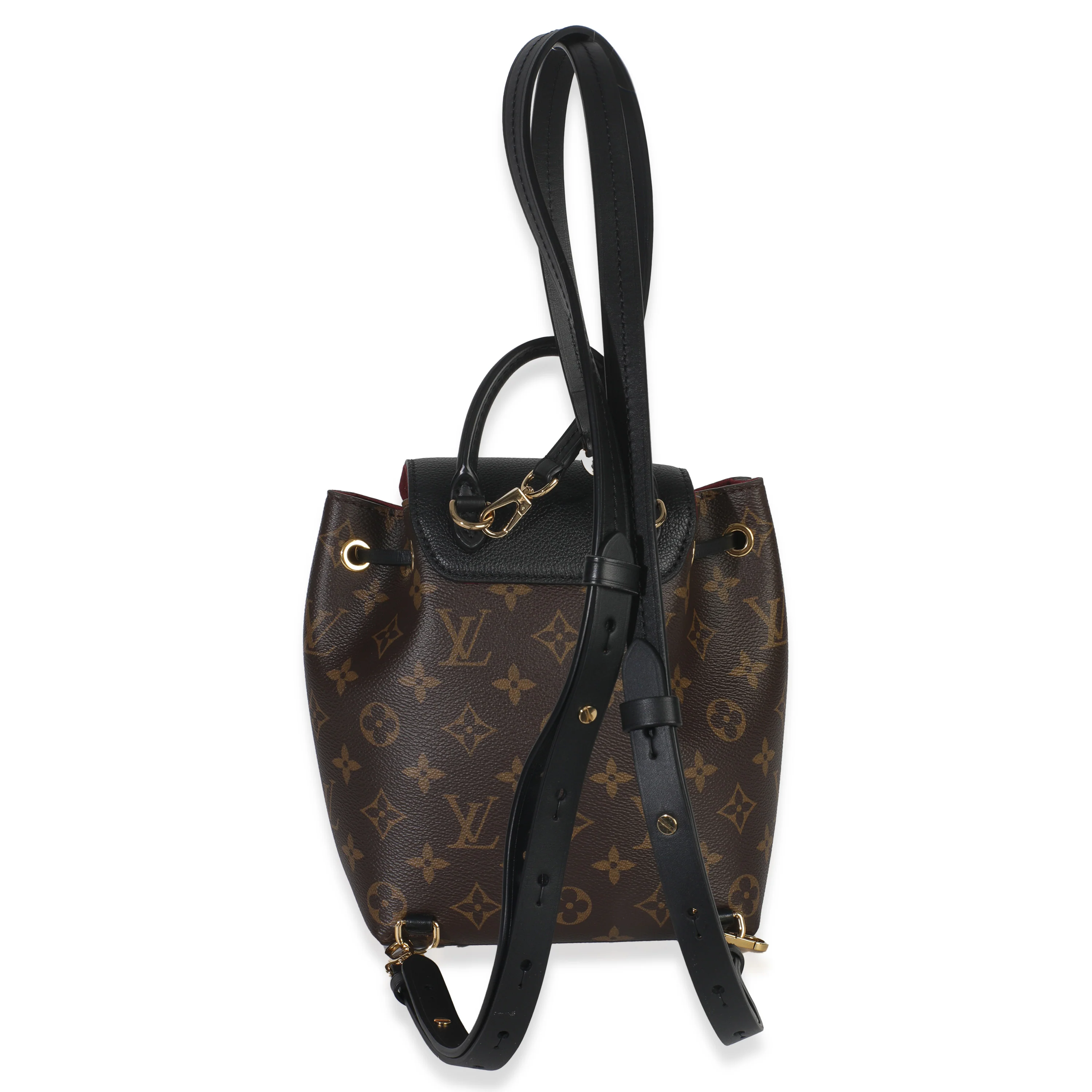 Black Monogram Canvas Montsouris BB NM - Image 4