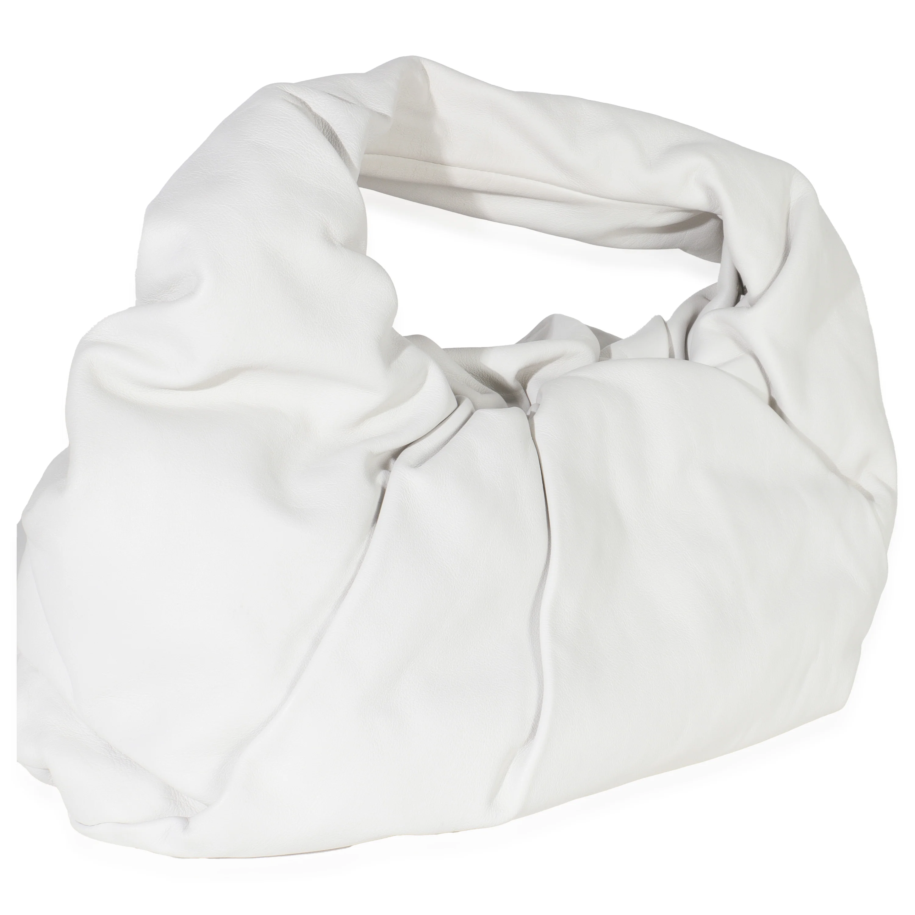 White Smooth Butter Calfskin Small The Shoulder Pouch - Image 3