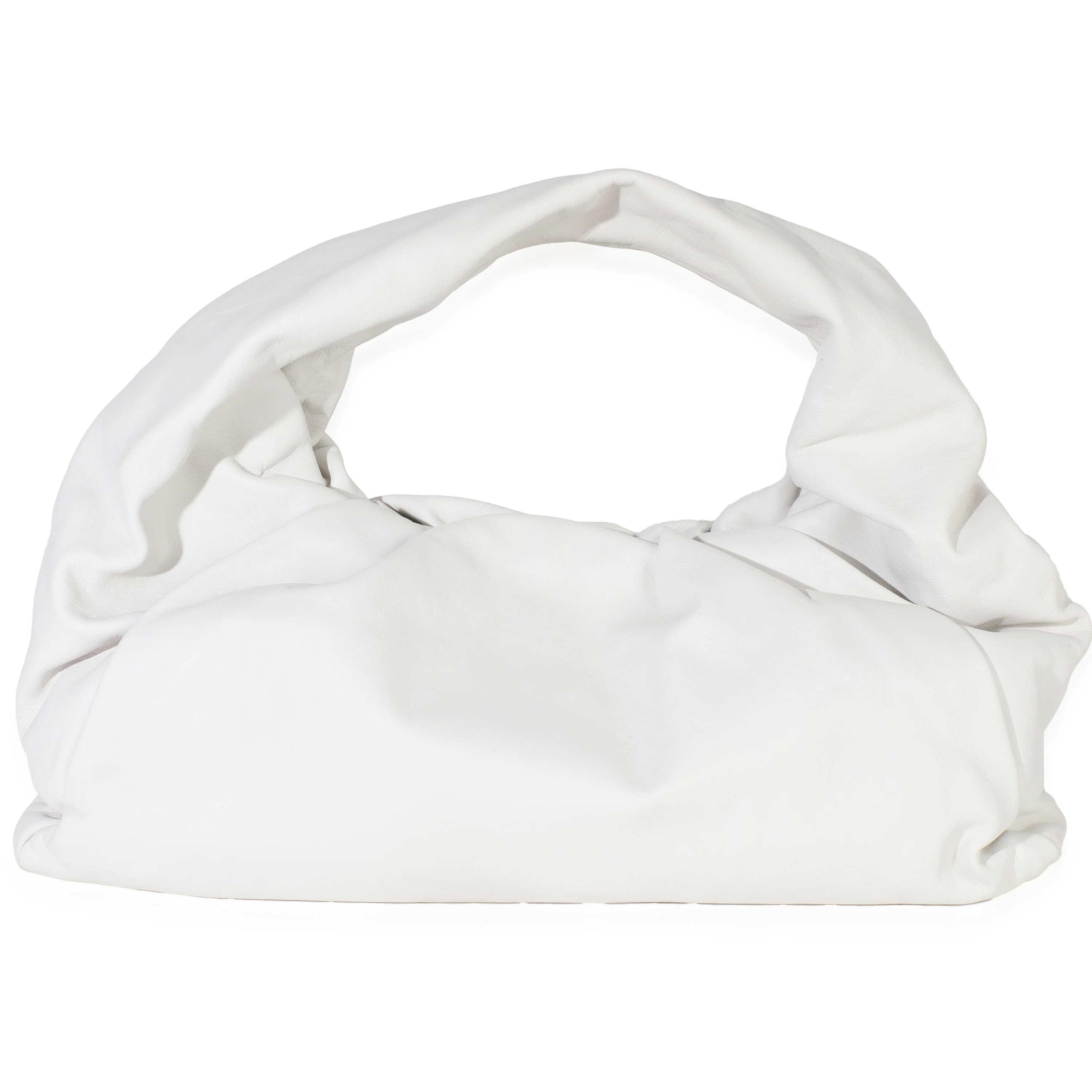 White Smooth Butter Calfskin Small The Shoulder Pouch - Image 4