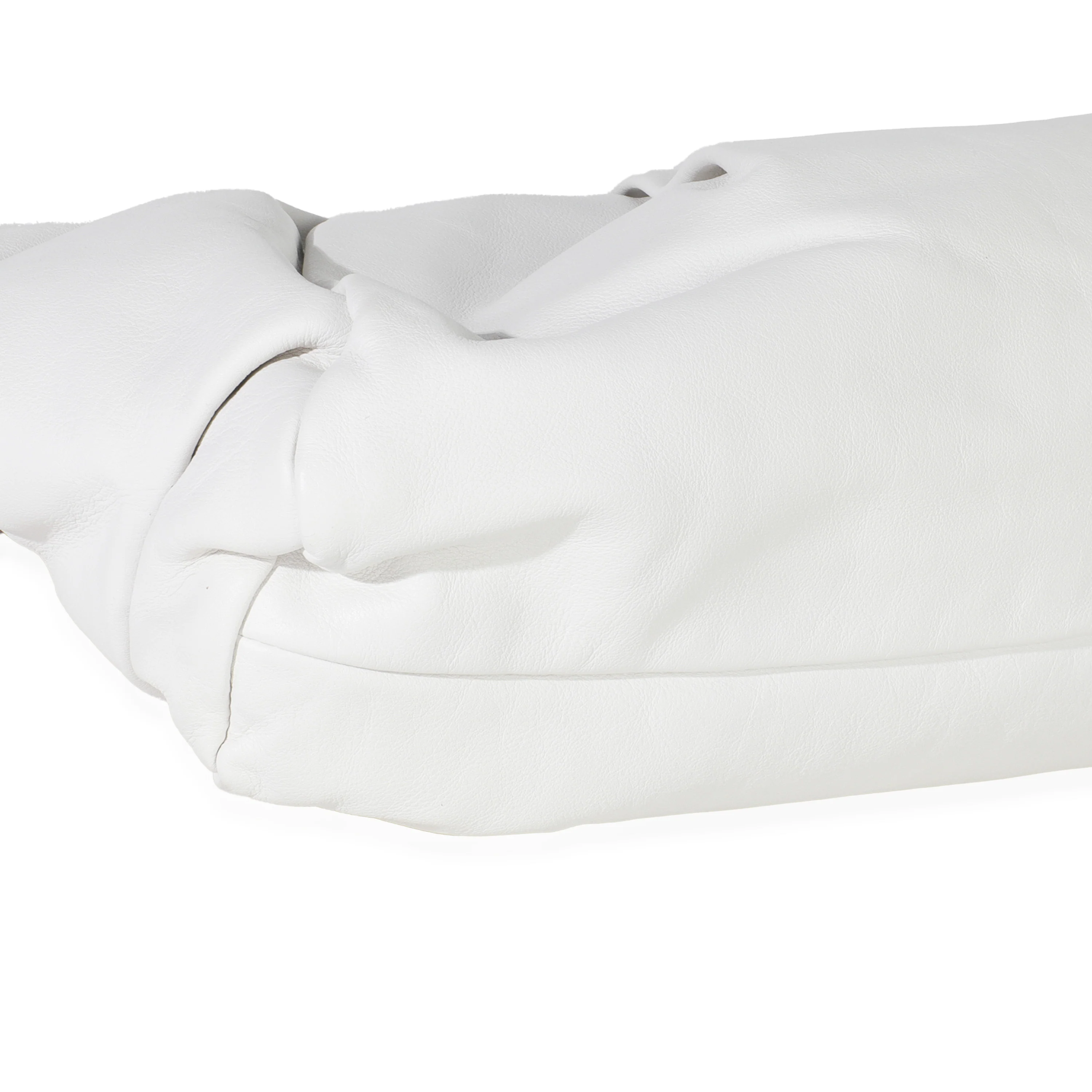 White Smooth Butter Calfskin Small The Shoulder Pouch - Image 6