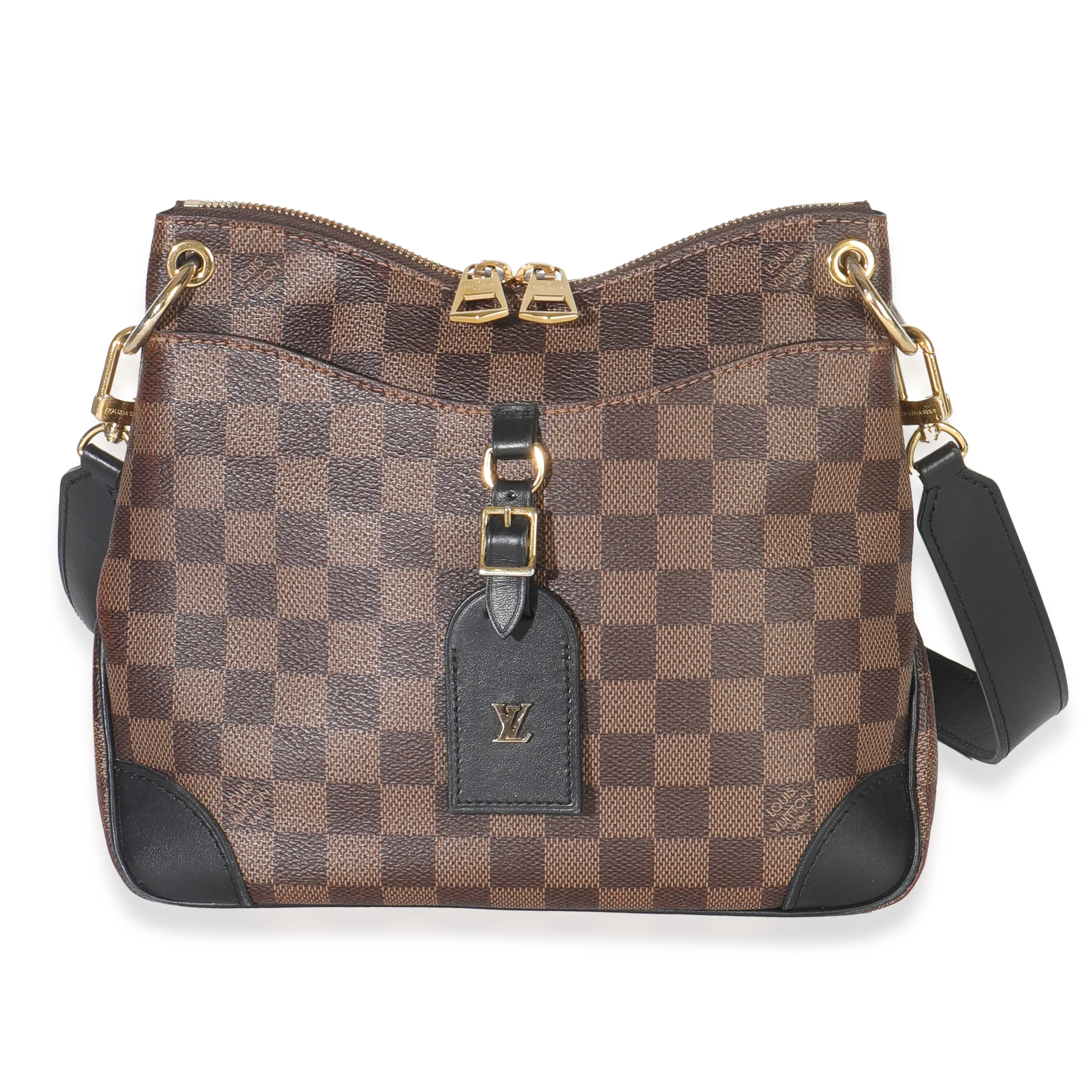 Black Damier Ebene Canvas Odeon PM