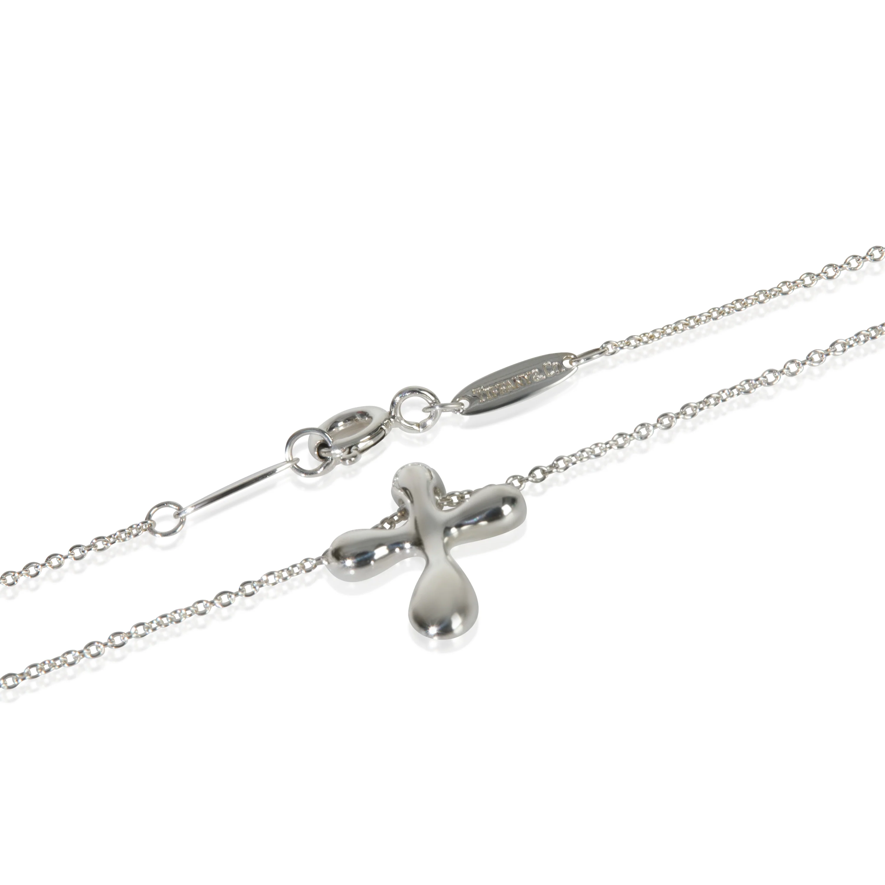 Sterling Silver Elsa Peretti Cross Pendant - Image 2