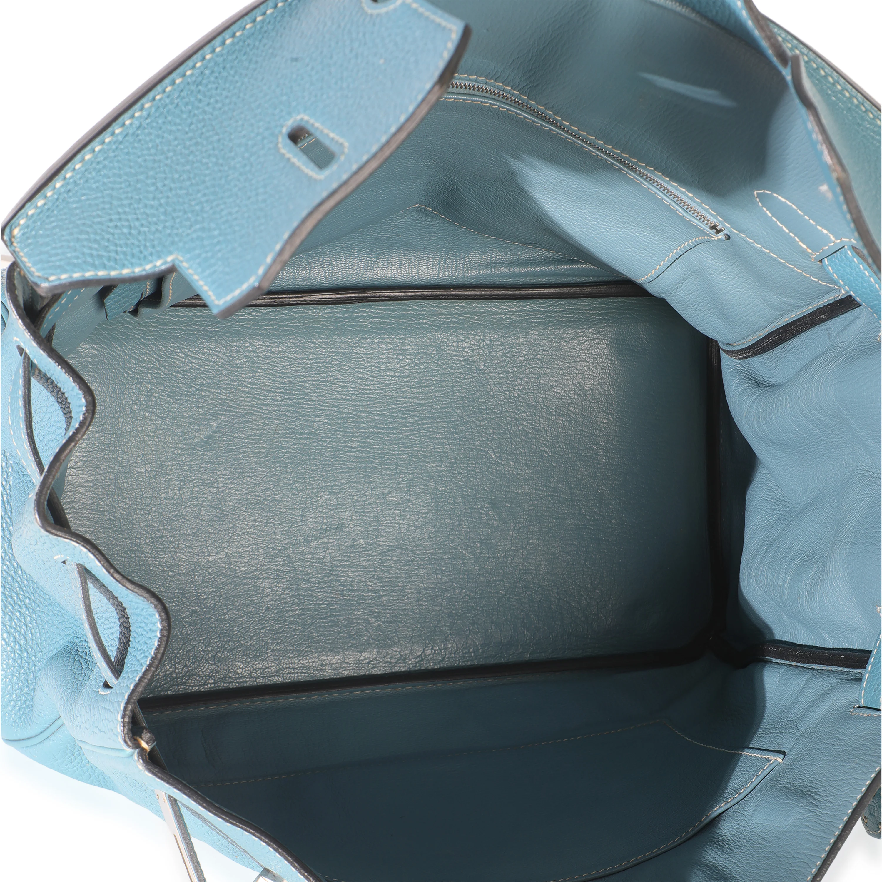 Bleu Jean Togo Birkin 35 PHW - Image 8