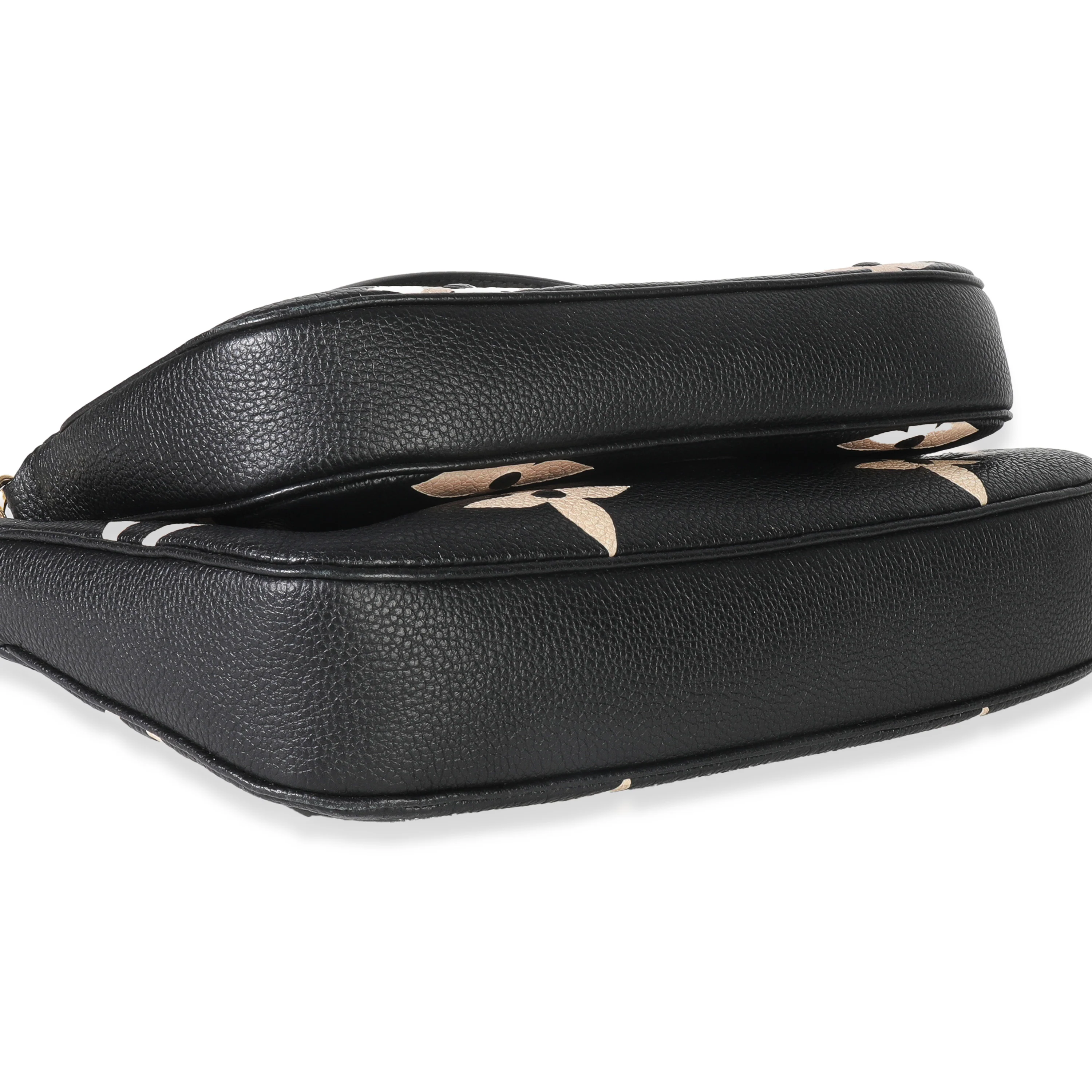 Black Beige Giant Monogram Empreinte Multi Pochette Accessories - Image 6