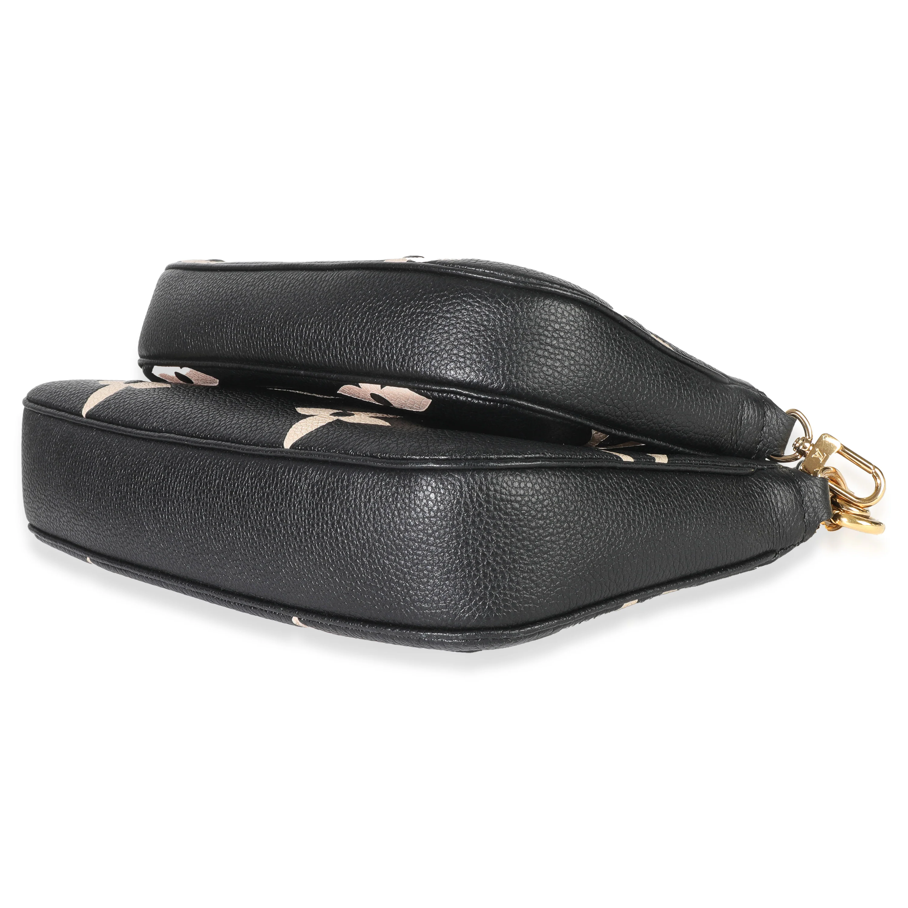Black Beige Giant Monogram Empreinte Multi Pochette Accessories - Image 7