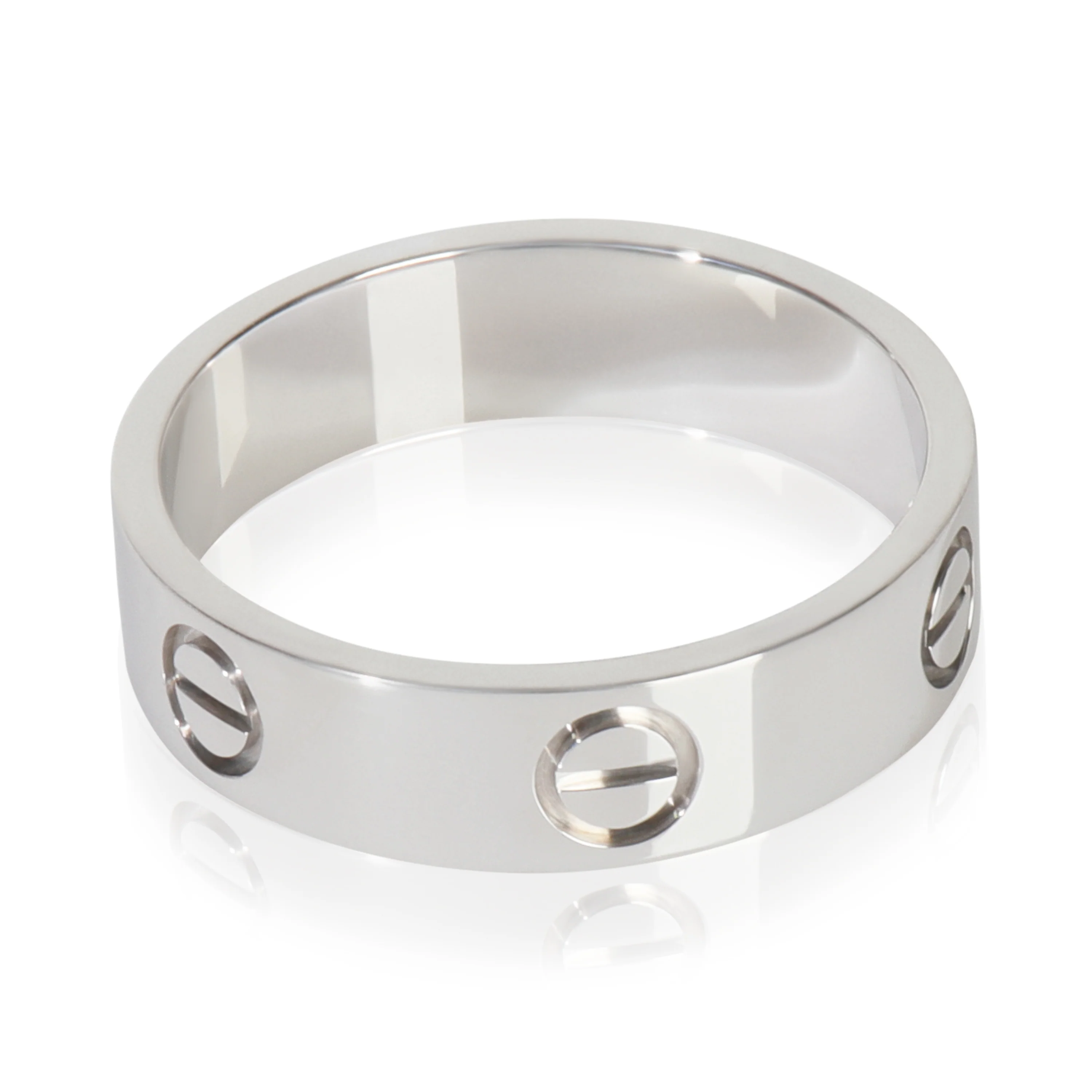 White Gold  Love Ring - Image 3