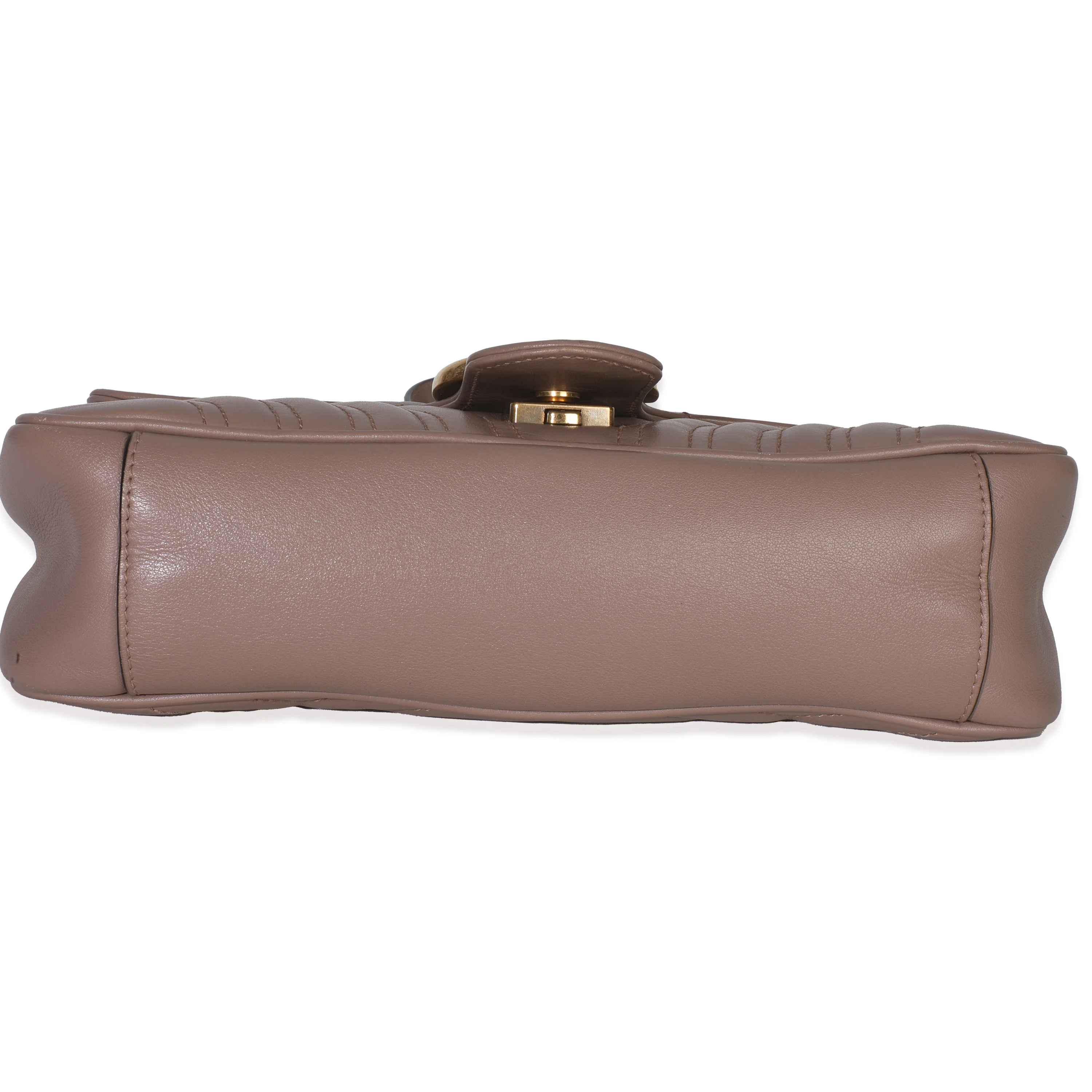 Porcelain Rose Matelasse Calfskin Medium GG Marmont Shoulder Bag - Image 5