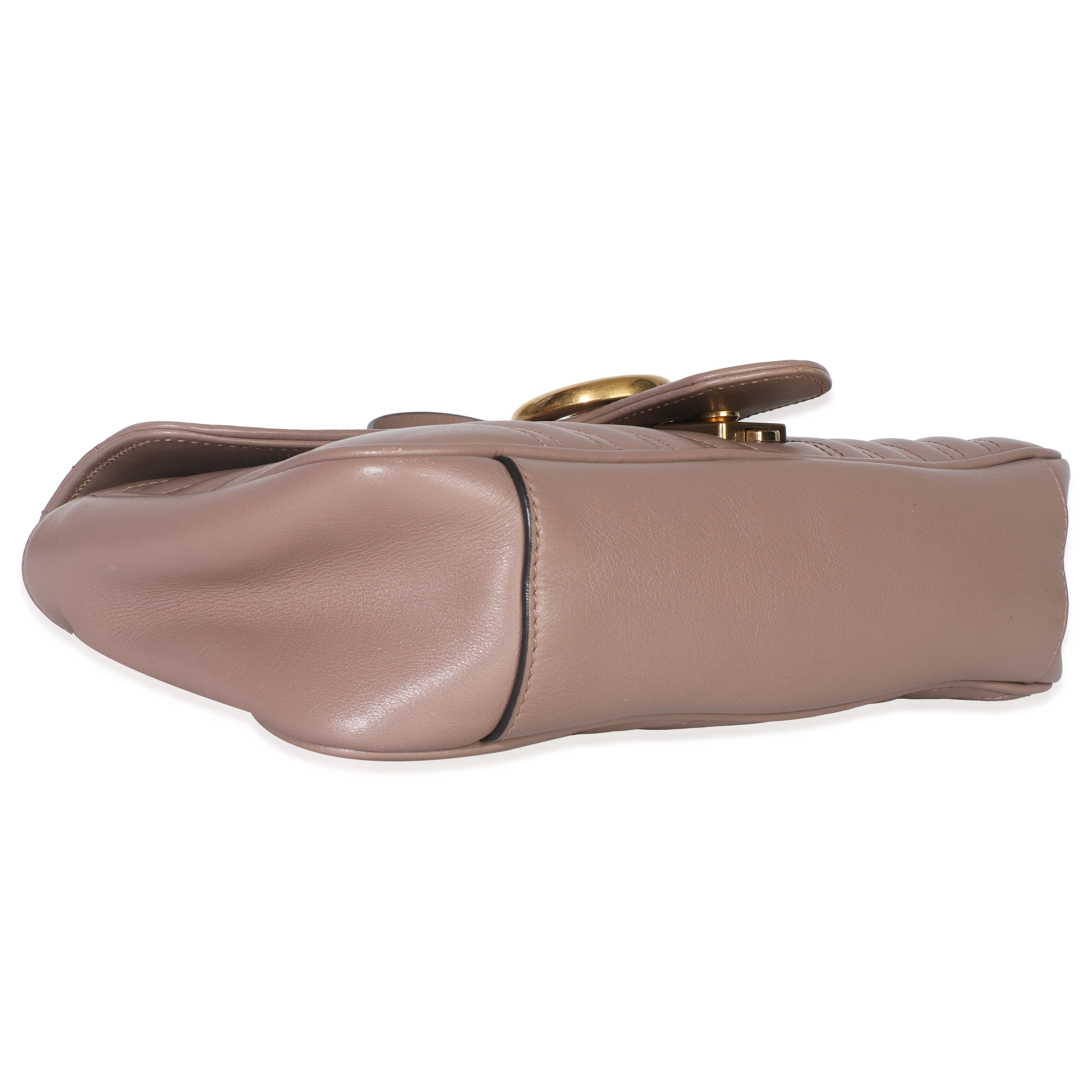 Porcelain Rose Matelasse Calfskin Medium GG Marmont Shoulder Bag - Image 6