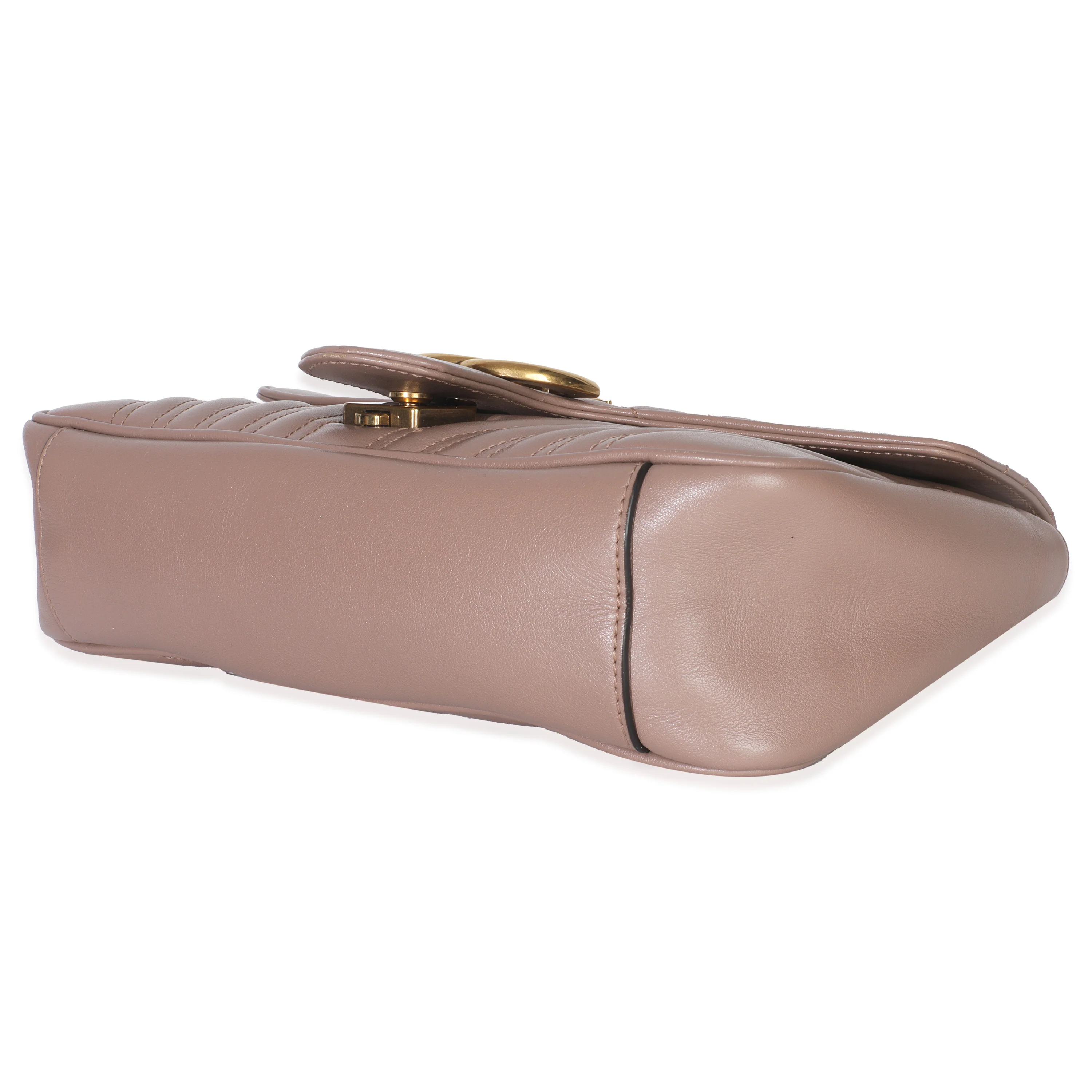 Porcelain Rose Matelasse Calfskin Medium GG Marmont Shoulder Bag - Image 7