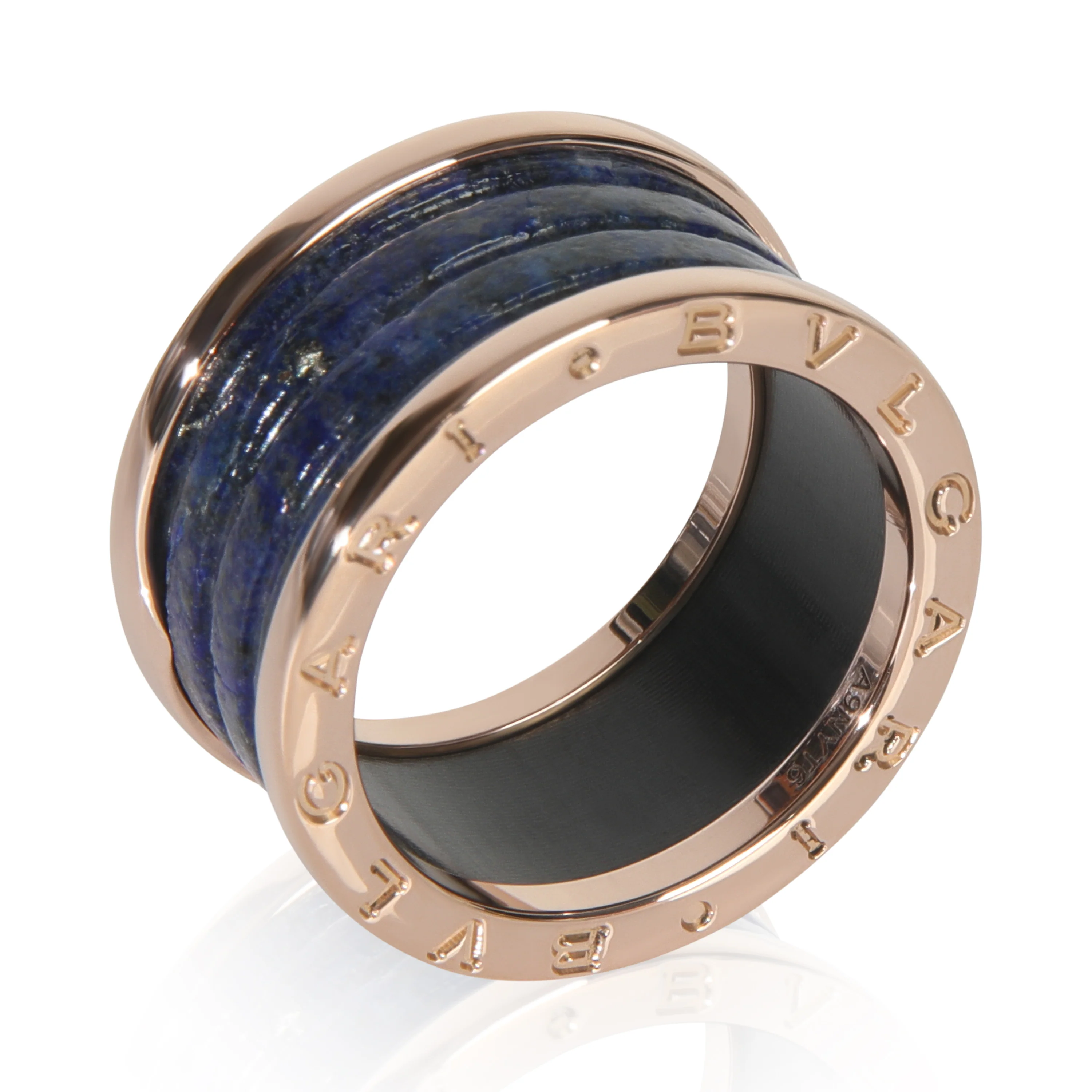 Rose Gold Lapis B.zero1 Ring - Image 4
