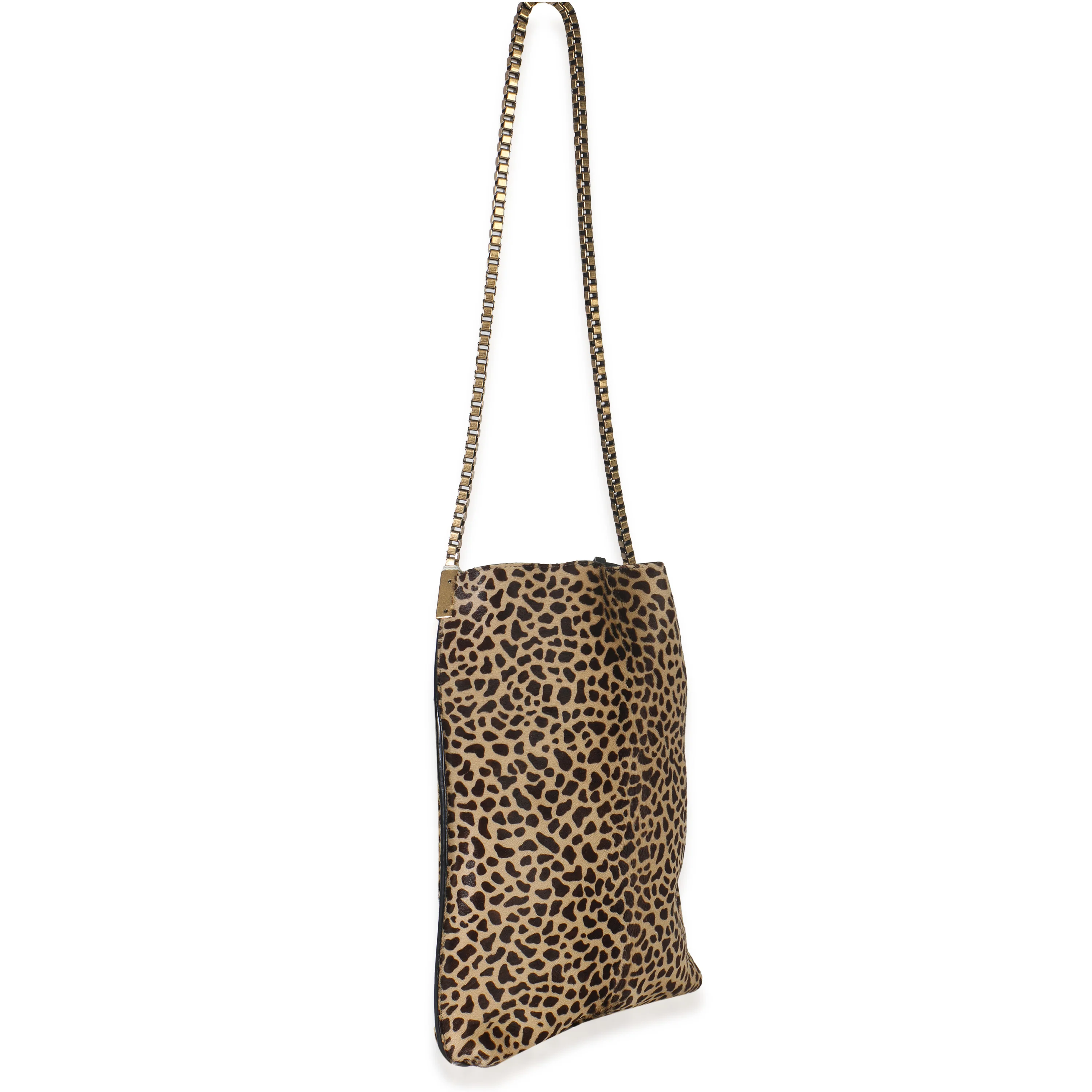 Leopard Pony Hair Small Suzanne Hobo - Image 3