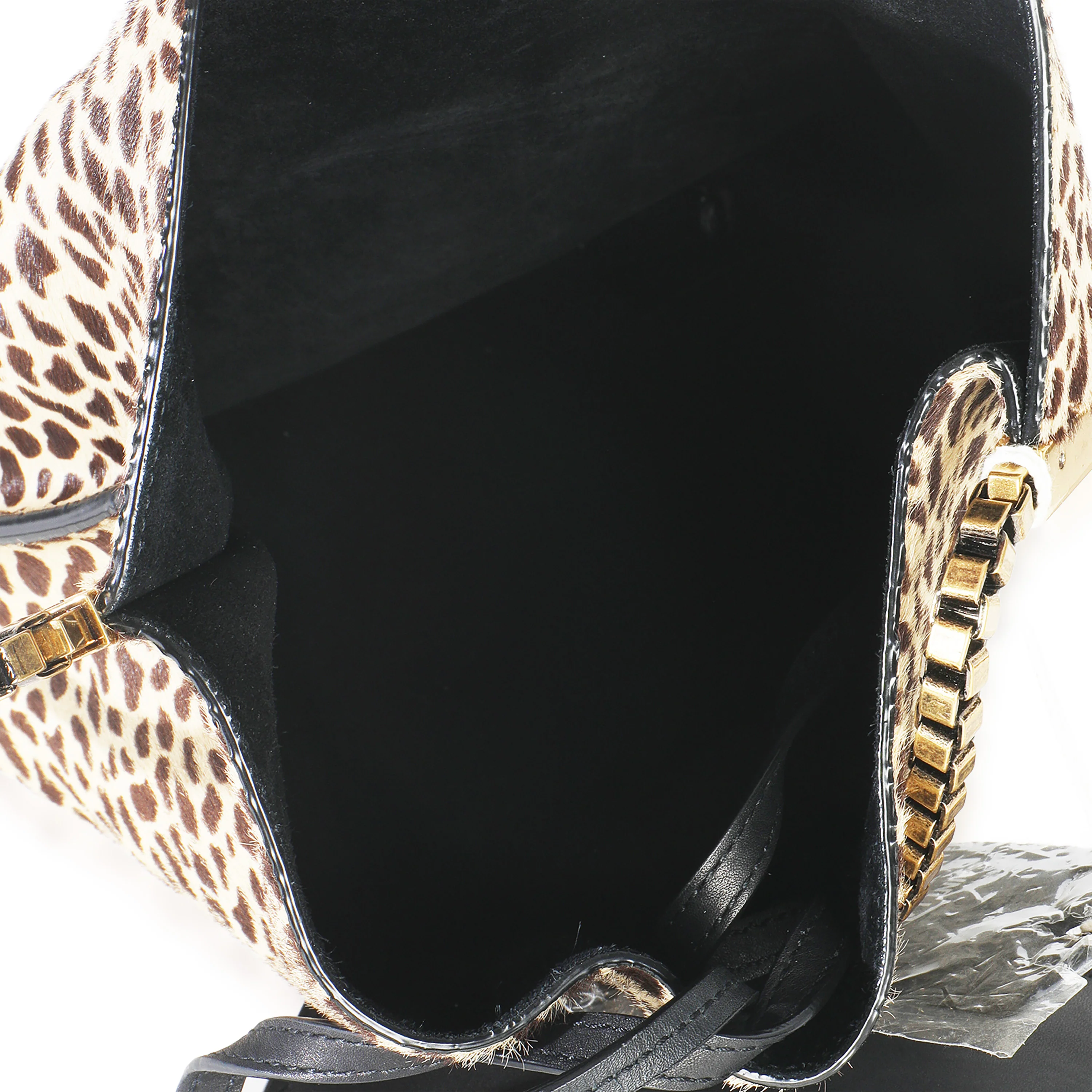 Leopard Pony Hair Small Suzanne Hobo - Image 8