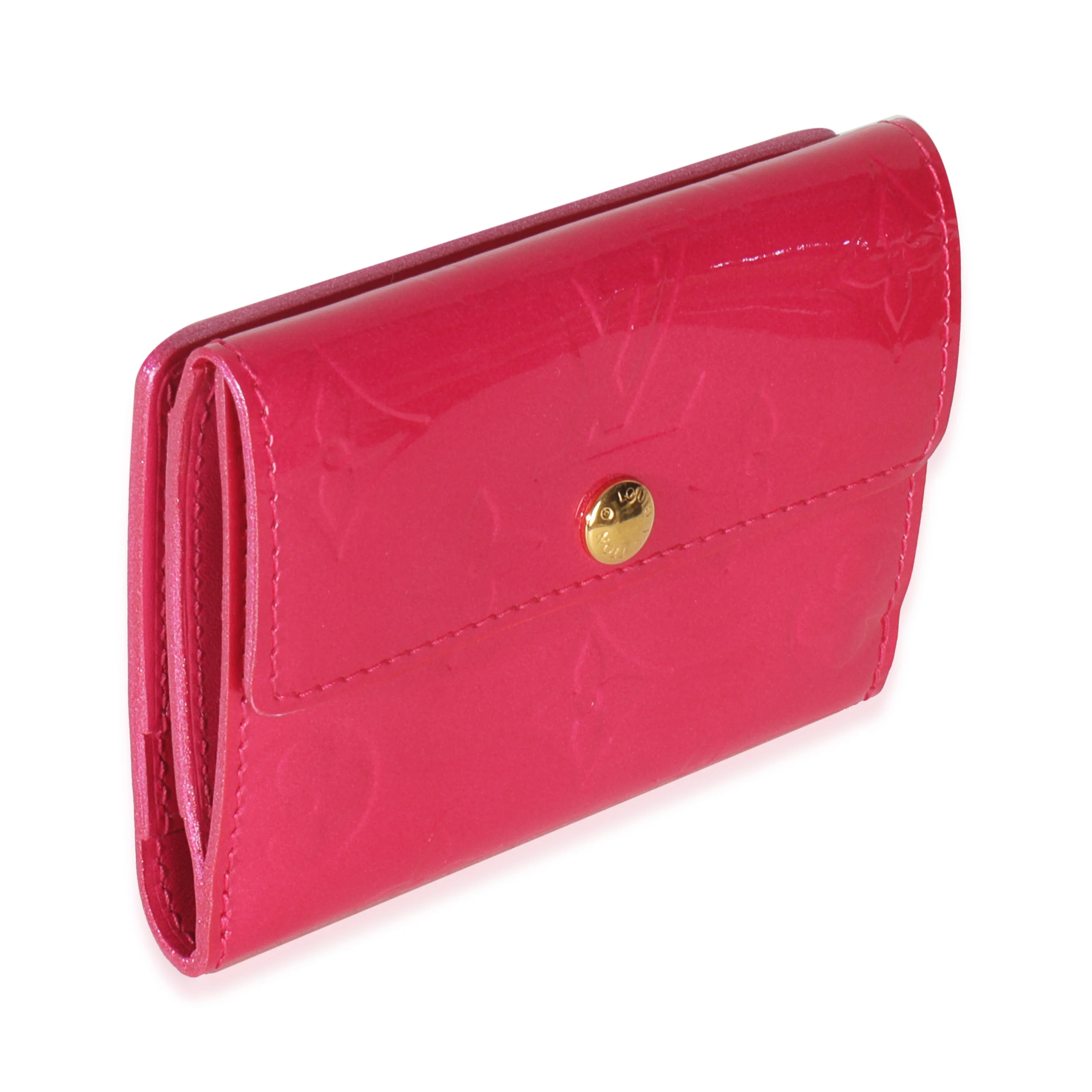 Fuschia Monogram Vernis Elise Wallet - Image 3