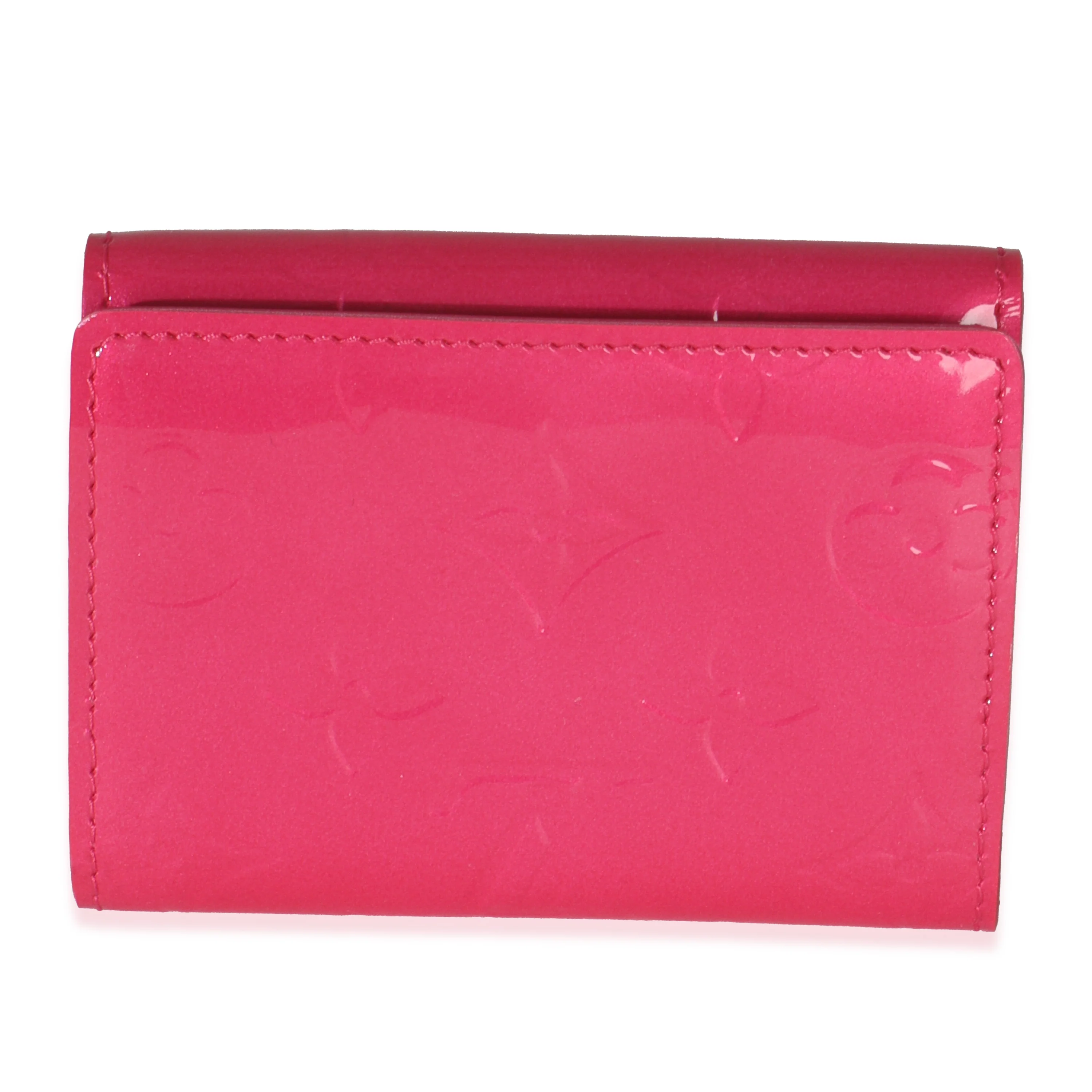 Fuschia Monogram Vernis Elise Wallet - Image 4