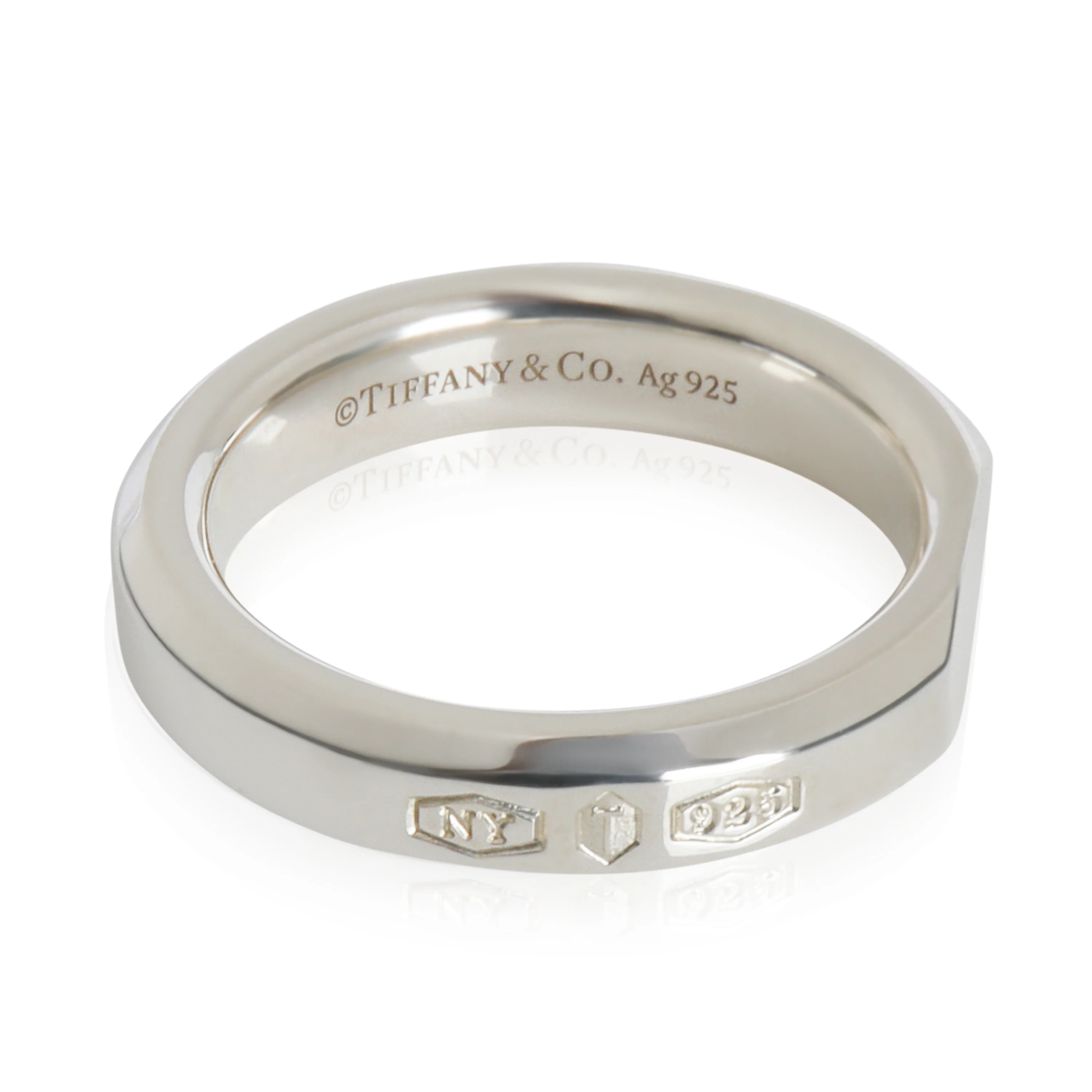 Sterling Silver Makers Narrow Slice Ring - Image 5