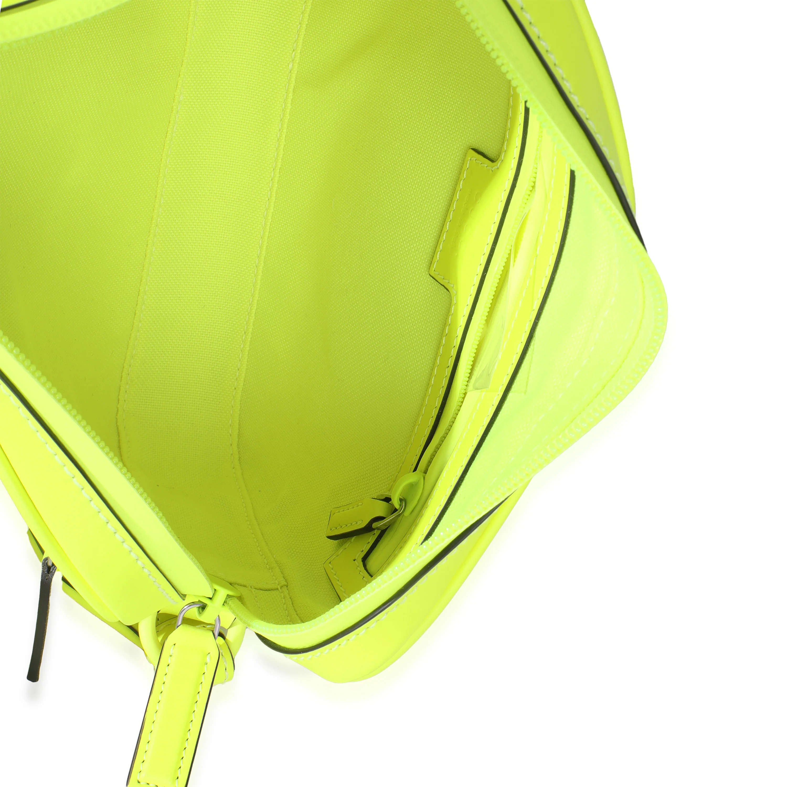 Fluorescent Yellow Rubber Effect Monogram GG Crossbody Bag - Image 8