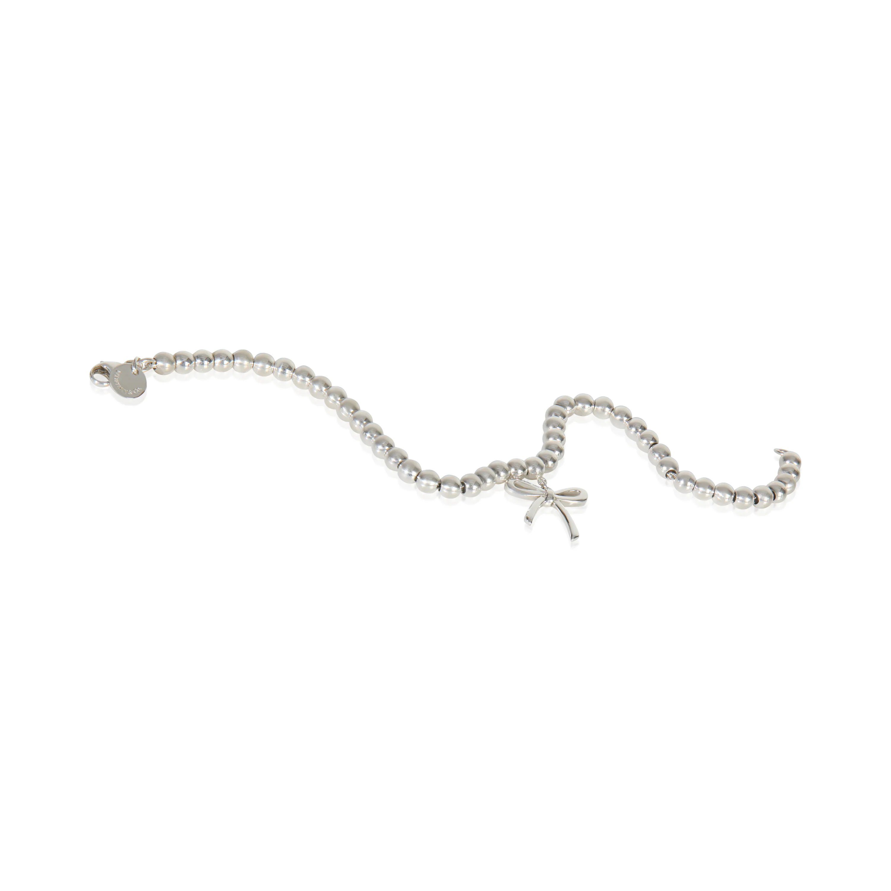 Sterling Silver Bow Charm Bracelet - Image 5