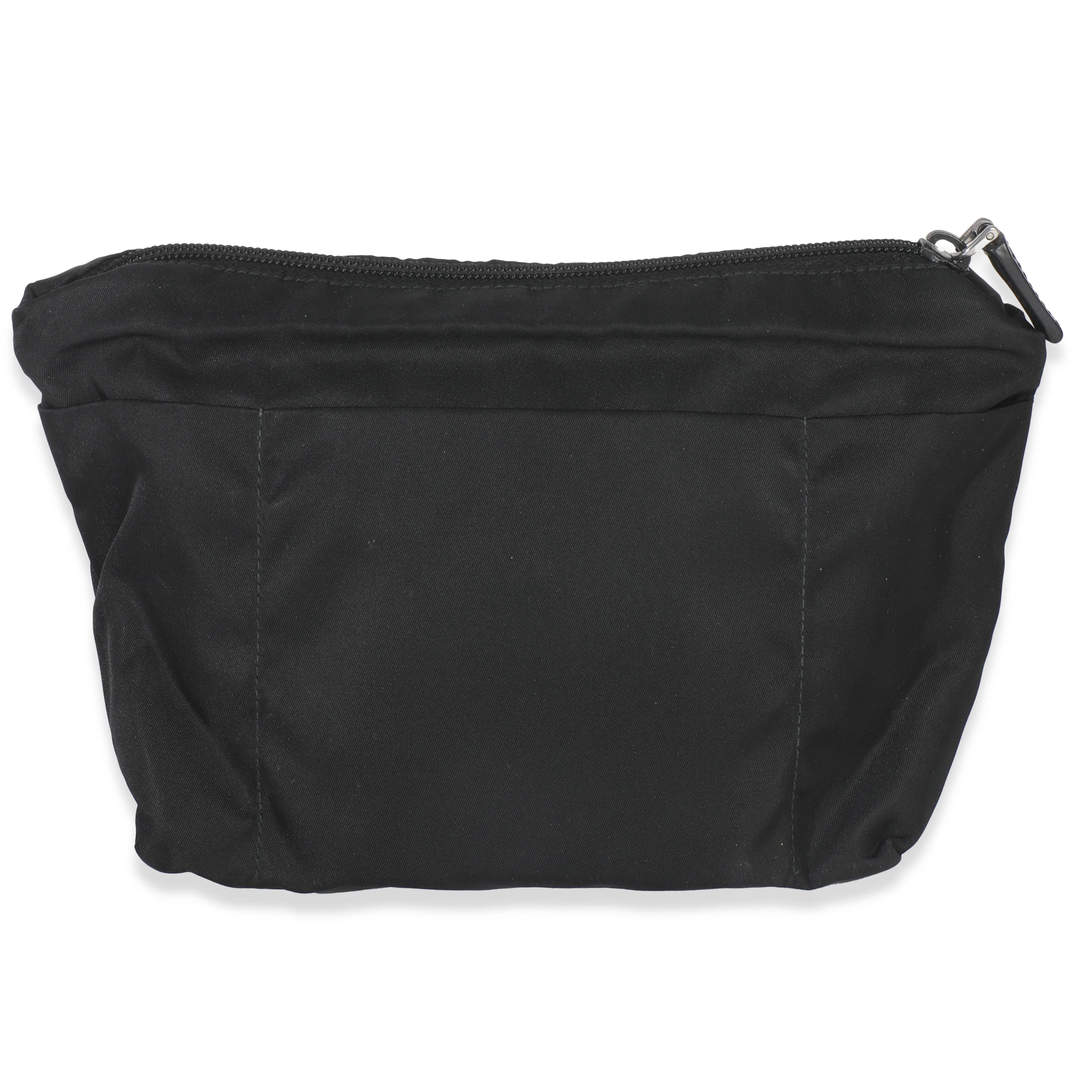 Black Nylon Front Pocket Pouch - Image 4