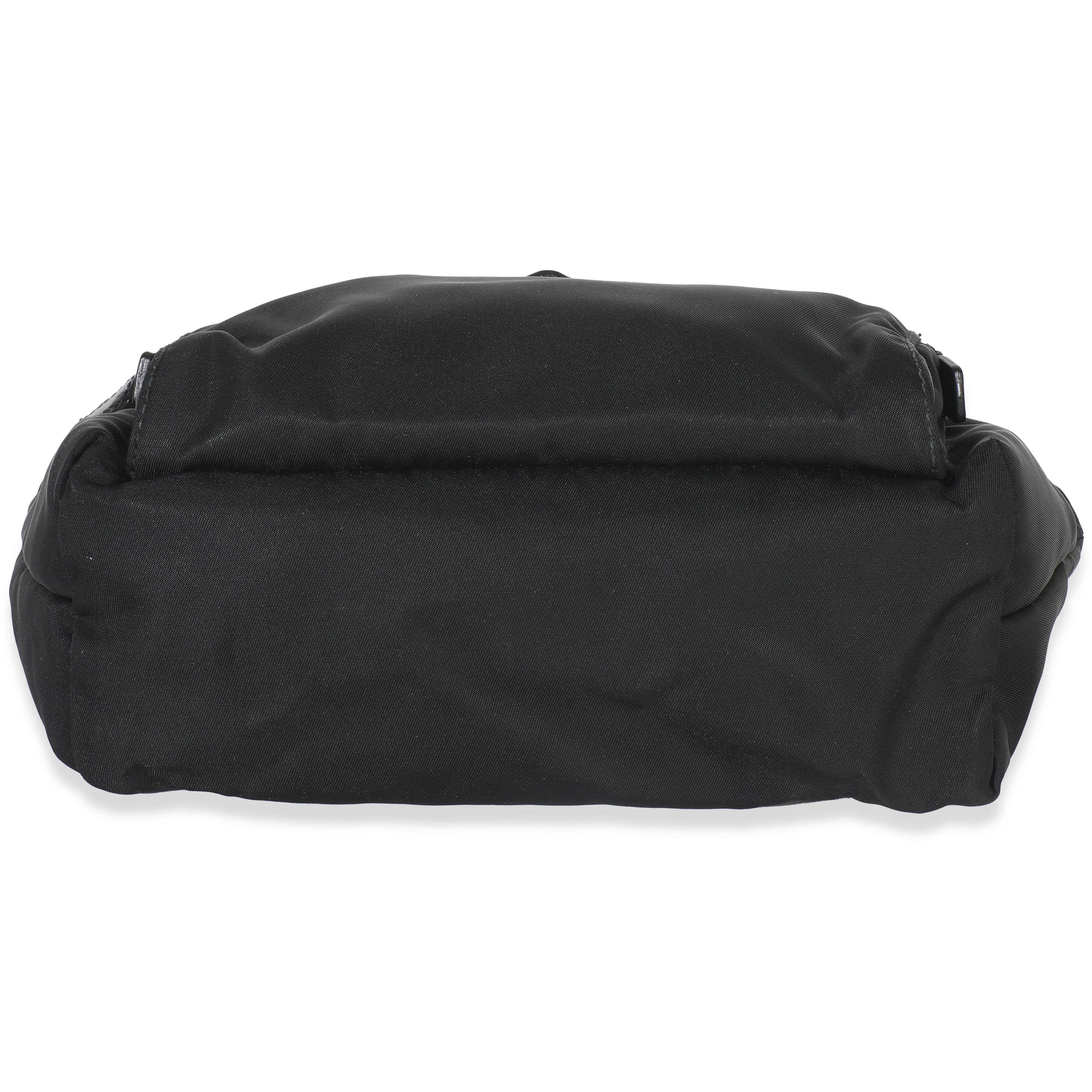 Black Nylon Front Pocket Pouch - Image 5