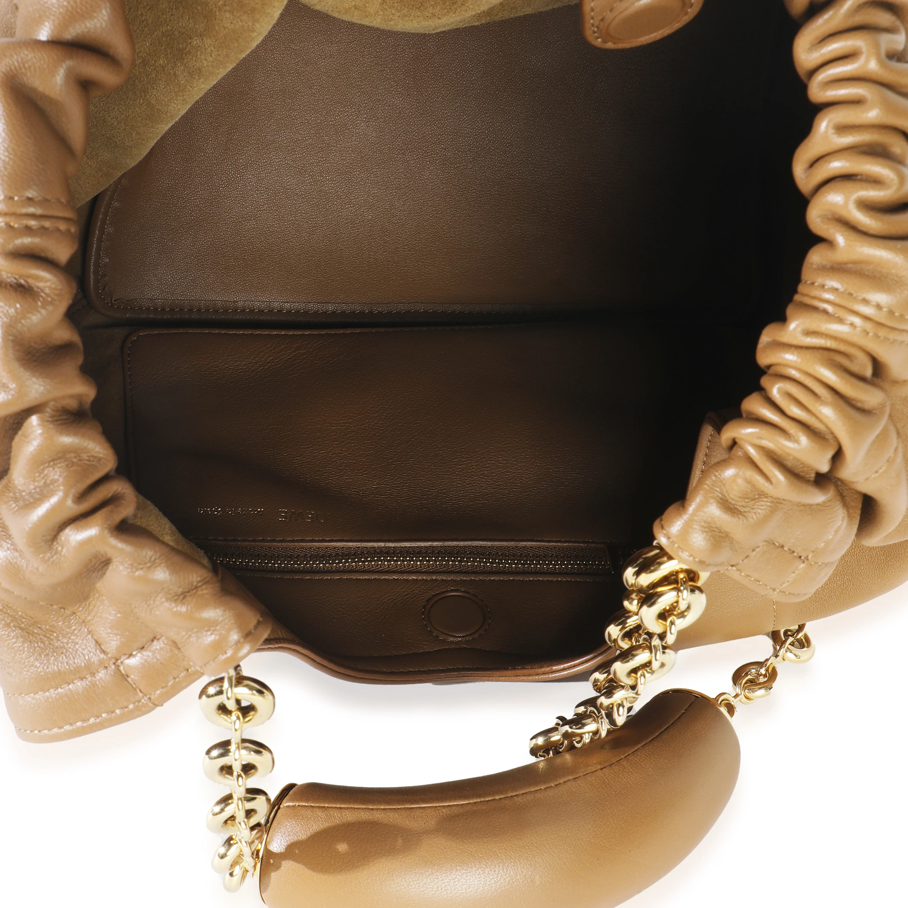 Oak Mellow Nappa Medium Squeeze Bag - Image 8