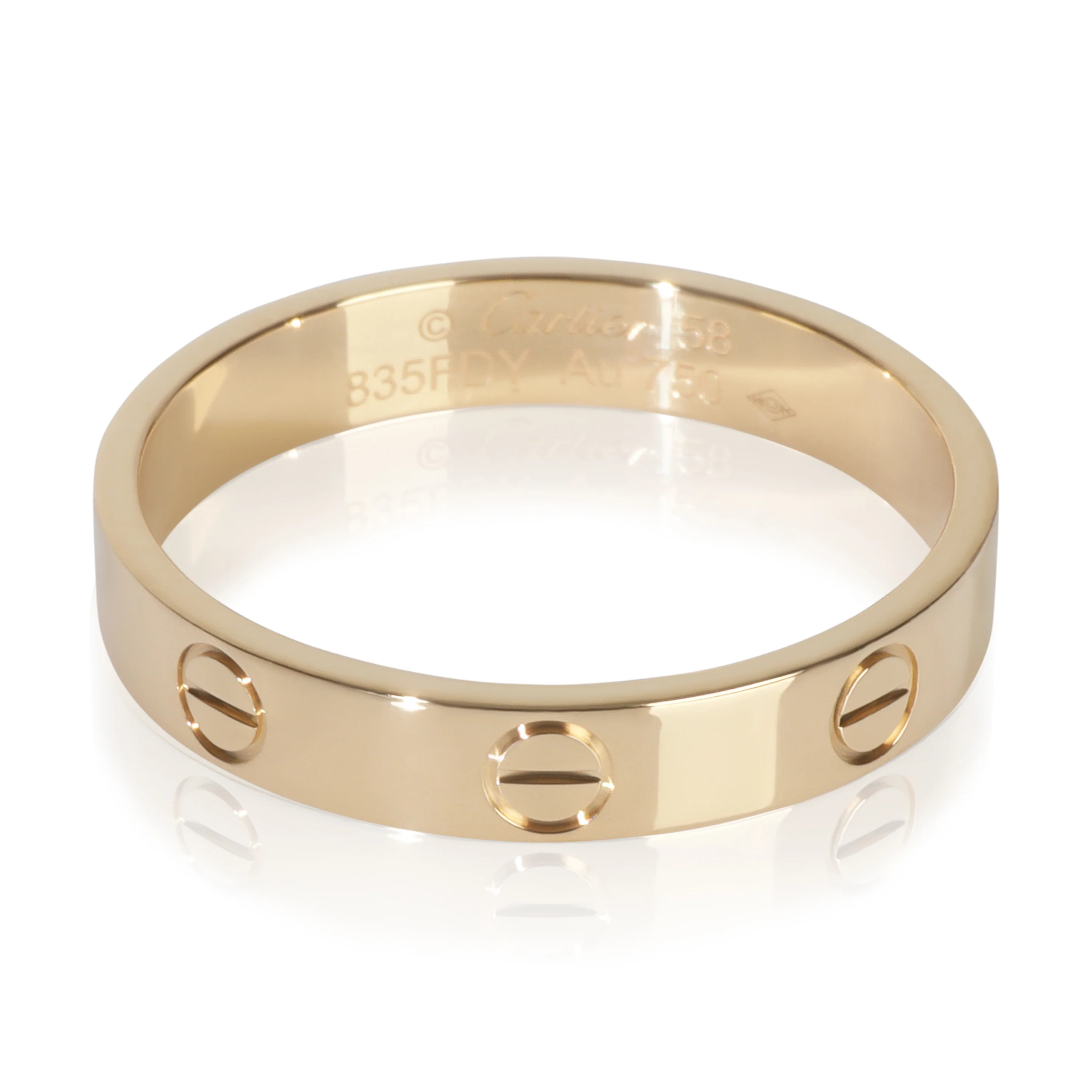 Yellow Gold Small Model Love Ring