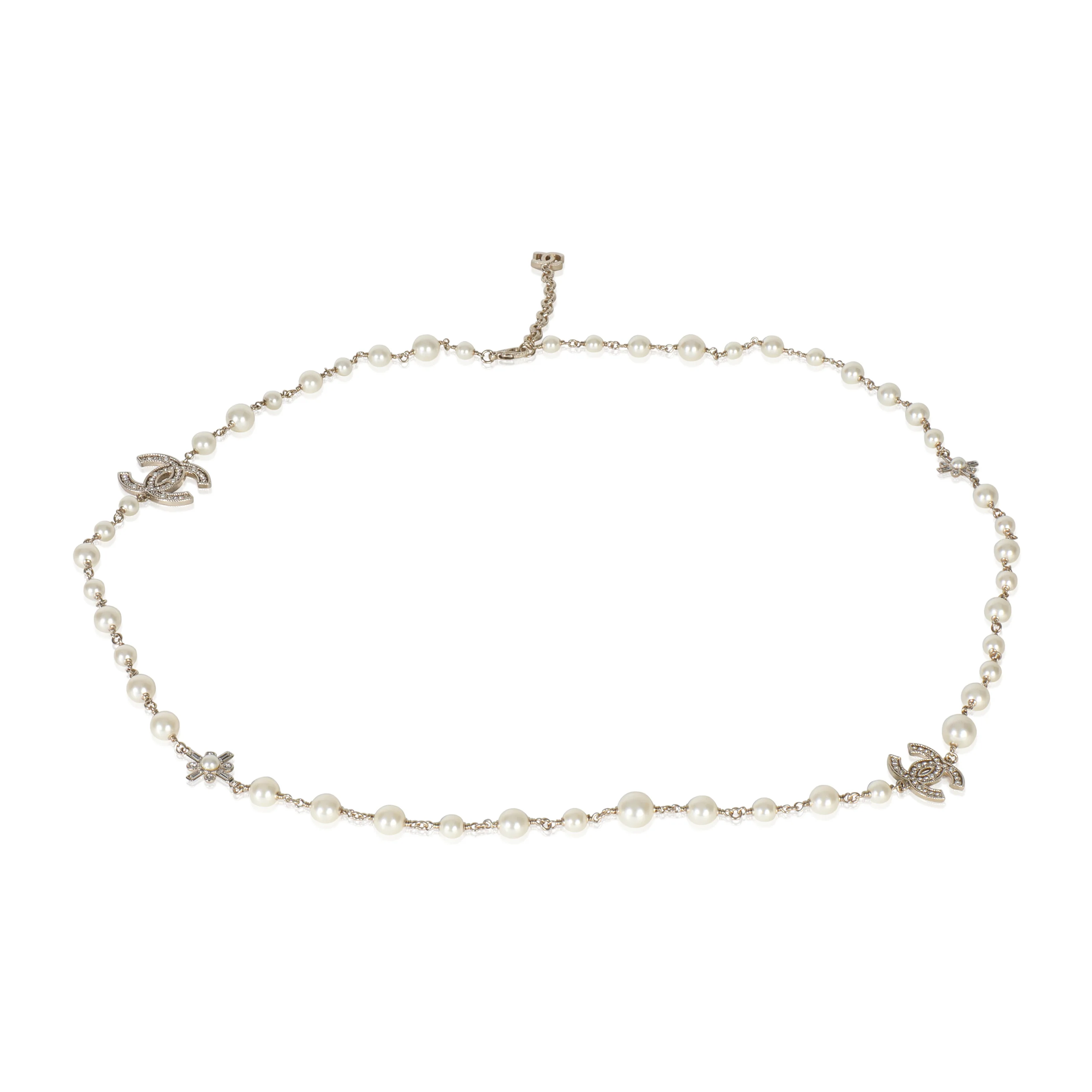 Gold-Plated 2020 Strass Necklace