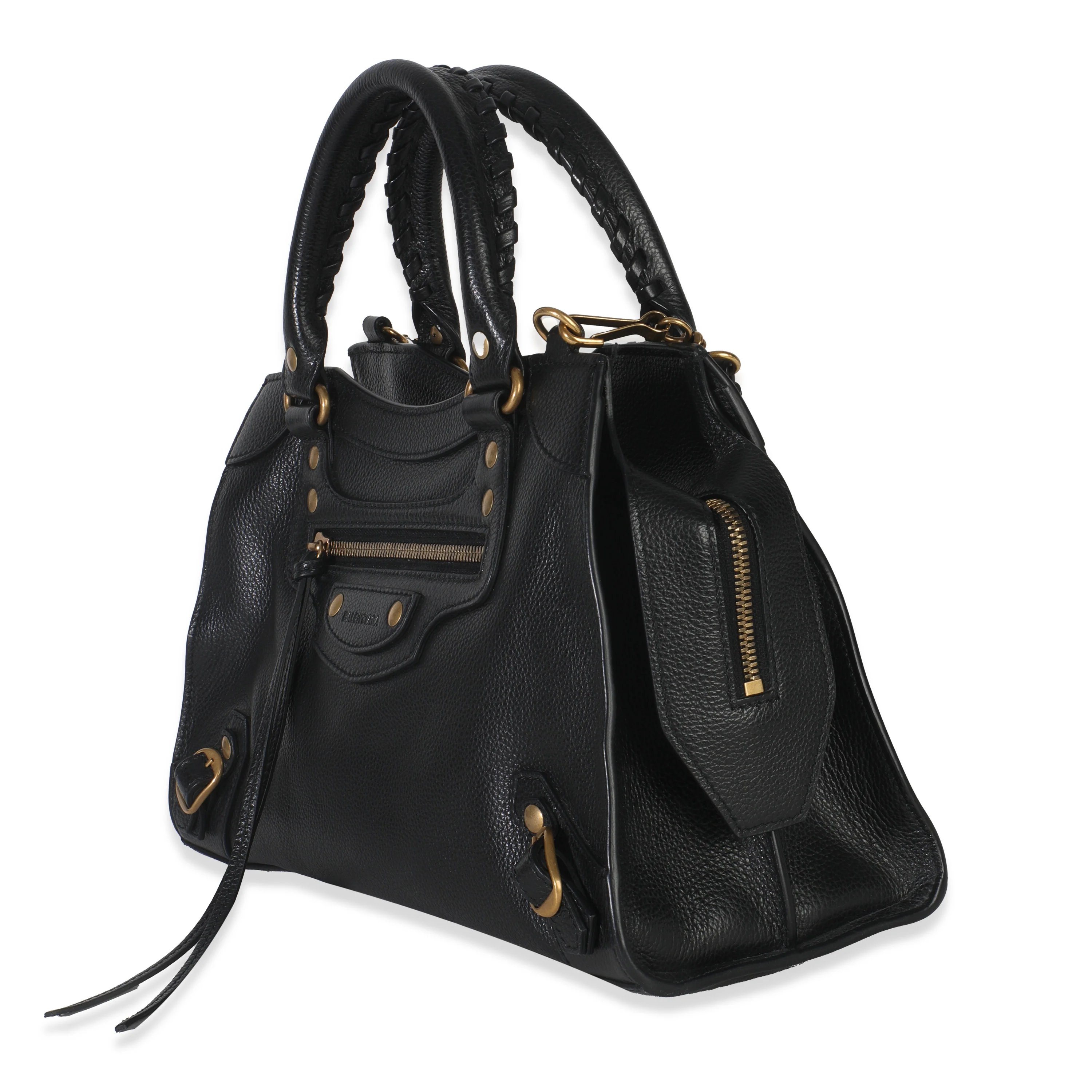 Black Smooth Calfskin Small Neo Classic City Bag - Image 2