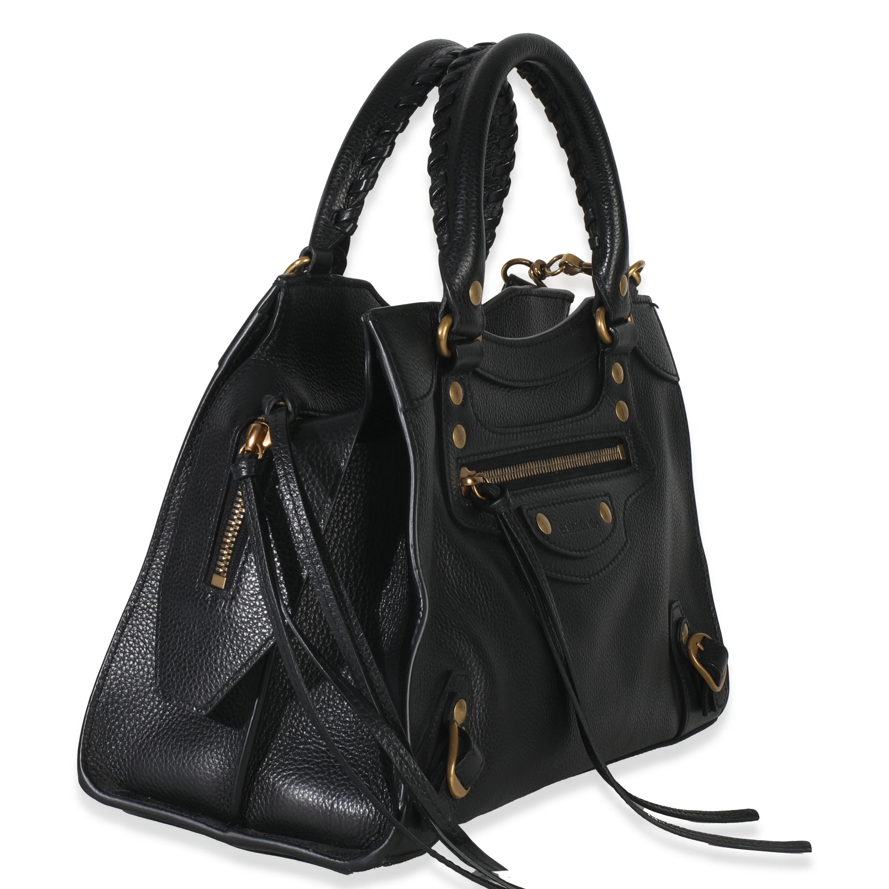 Black Smooth Calfskin Small Neo Classic City Bag - Image 3