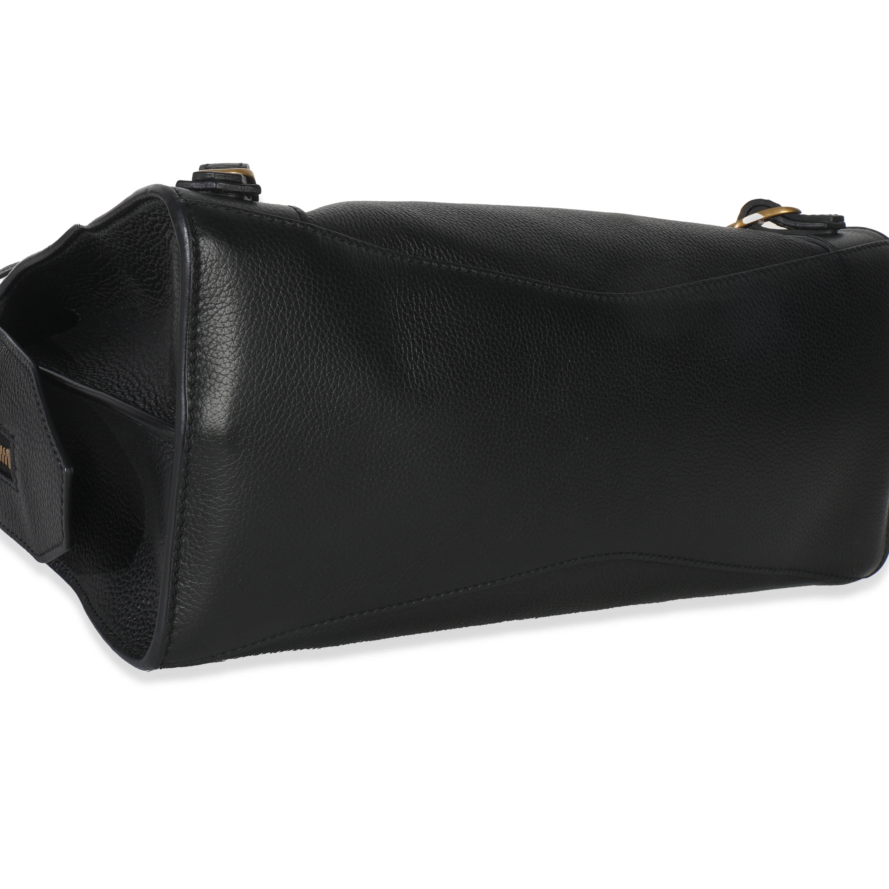 Black Smooth Calfskin Small Neo Classic City Bag - Image 6