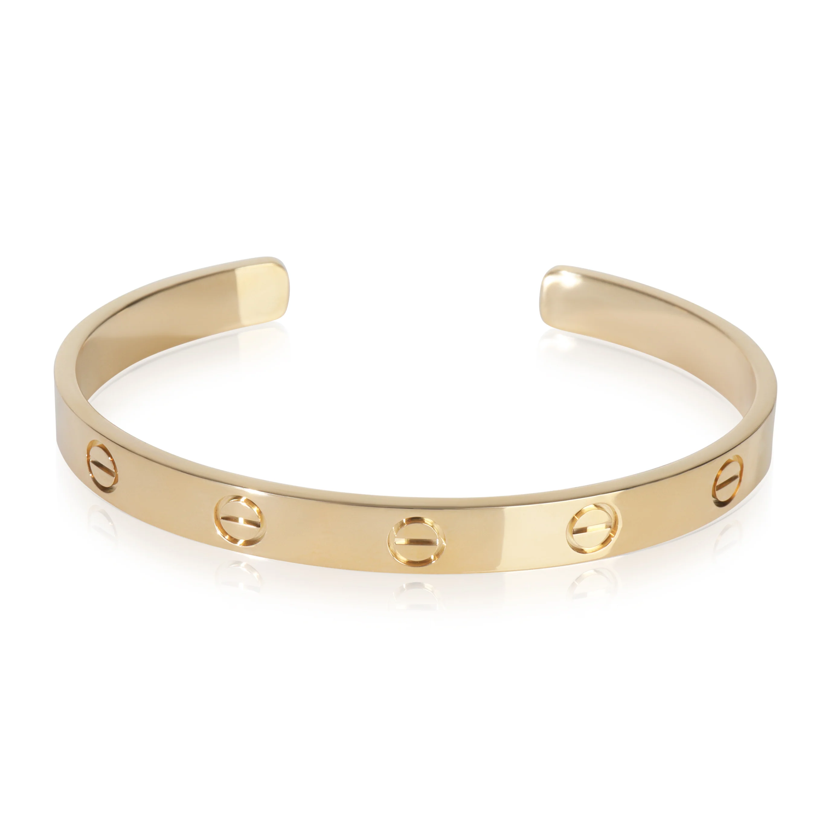 Yellow Gold Love Cuff Bracelet