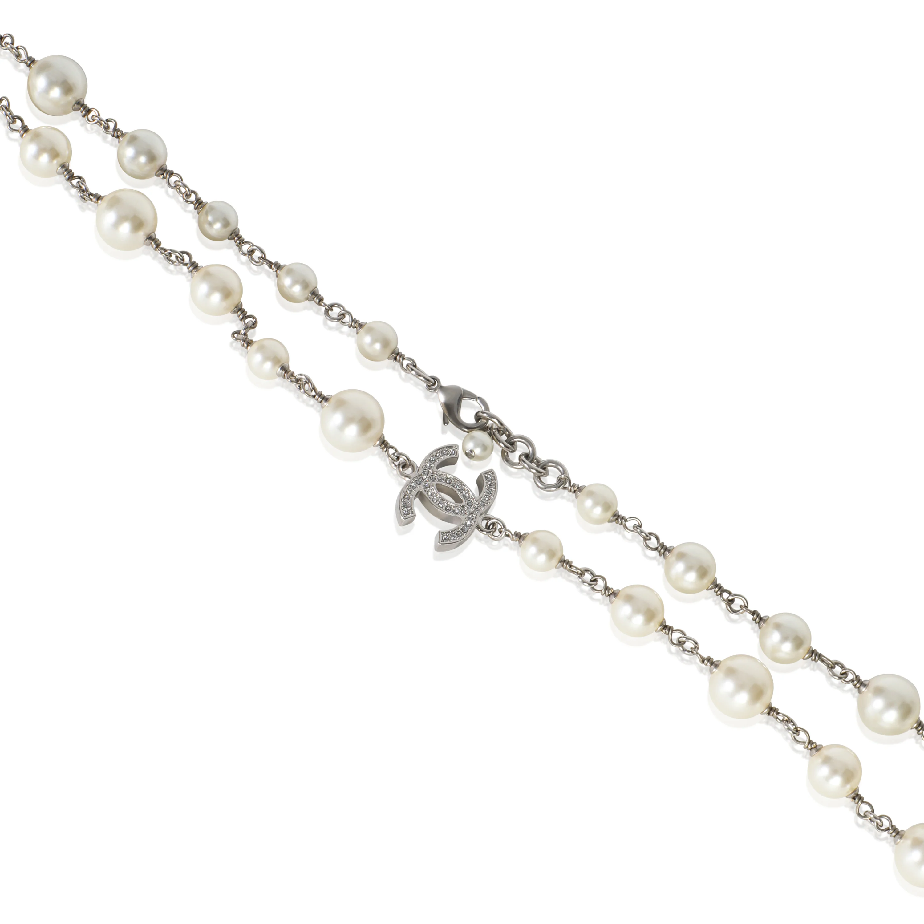 2023 Faux Pearl Station Necklace - Image 2