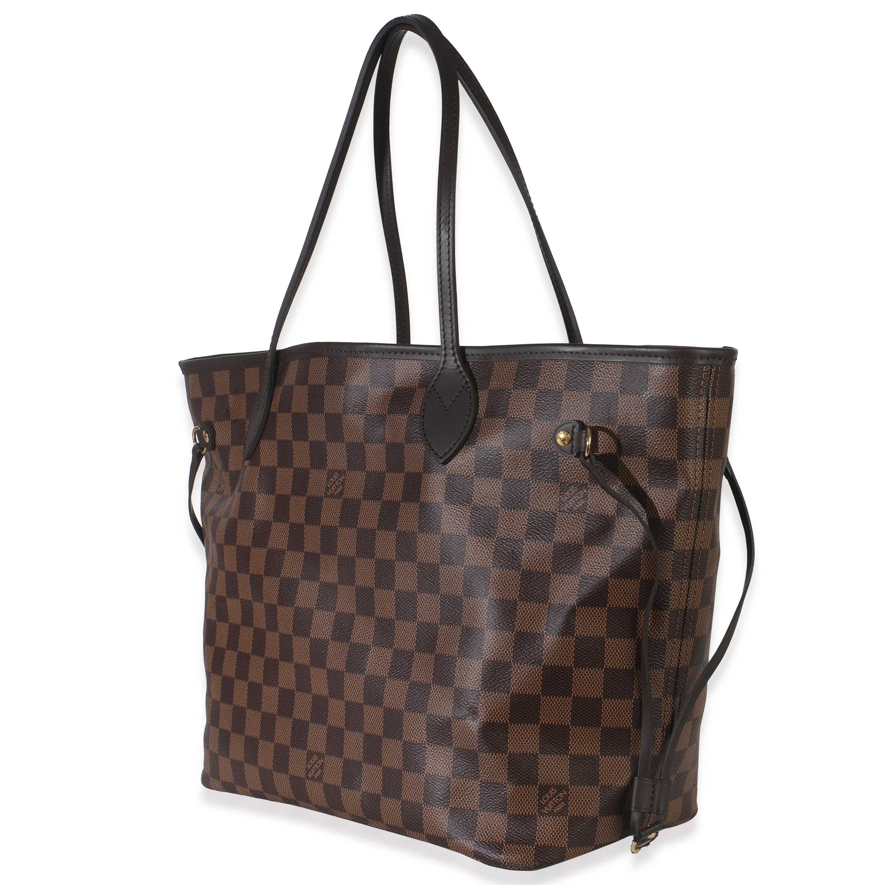 Cherry Damier Ebene Canvas Neverfull MM - Image 2