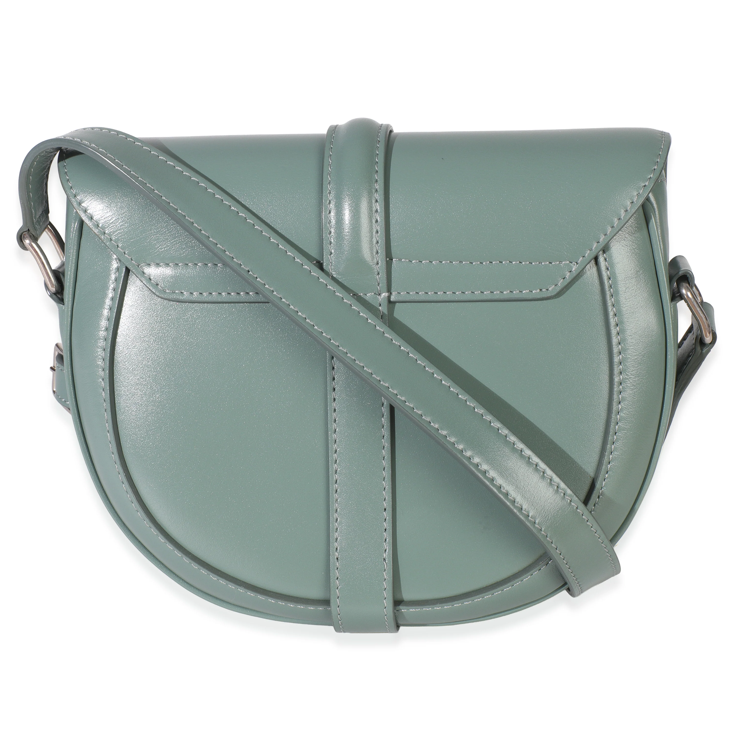 Celadon Satinated Calfskin Besace Small 16 - Image 4
