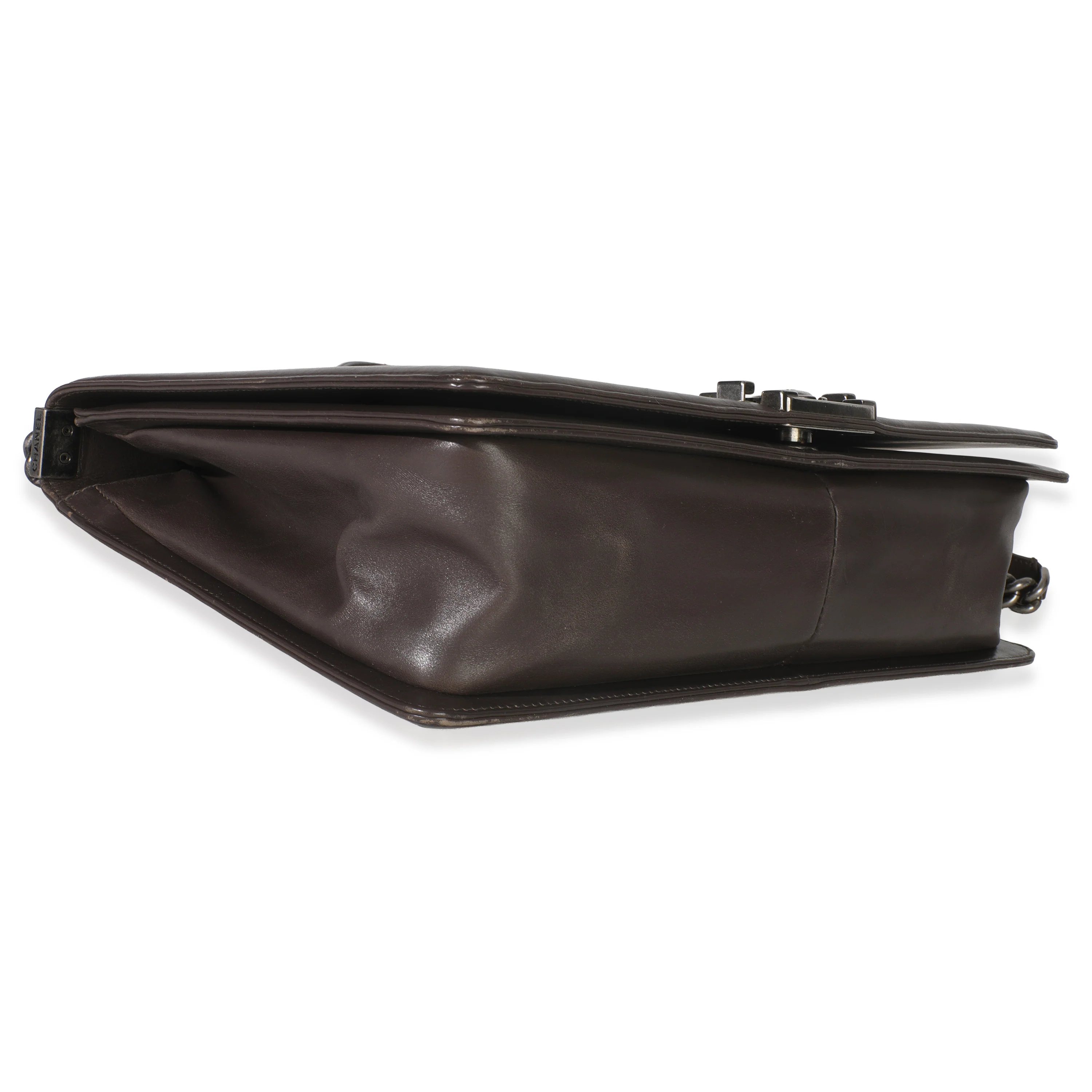 Dark Grey Smooth Calfskin XL Reverso Boy Bag - Image 5
