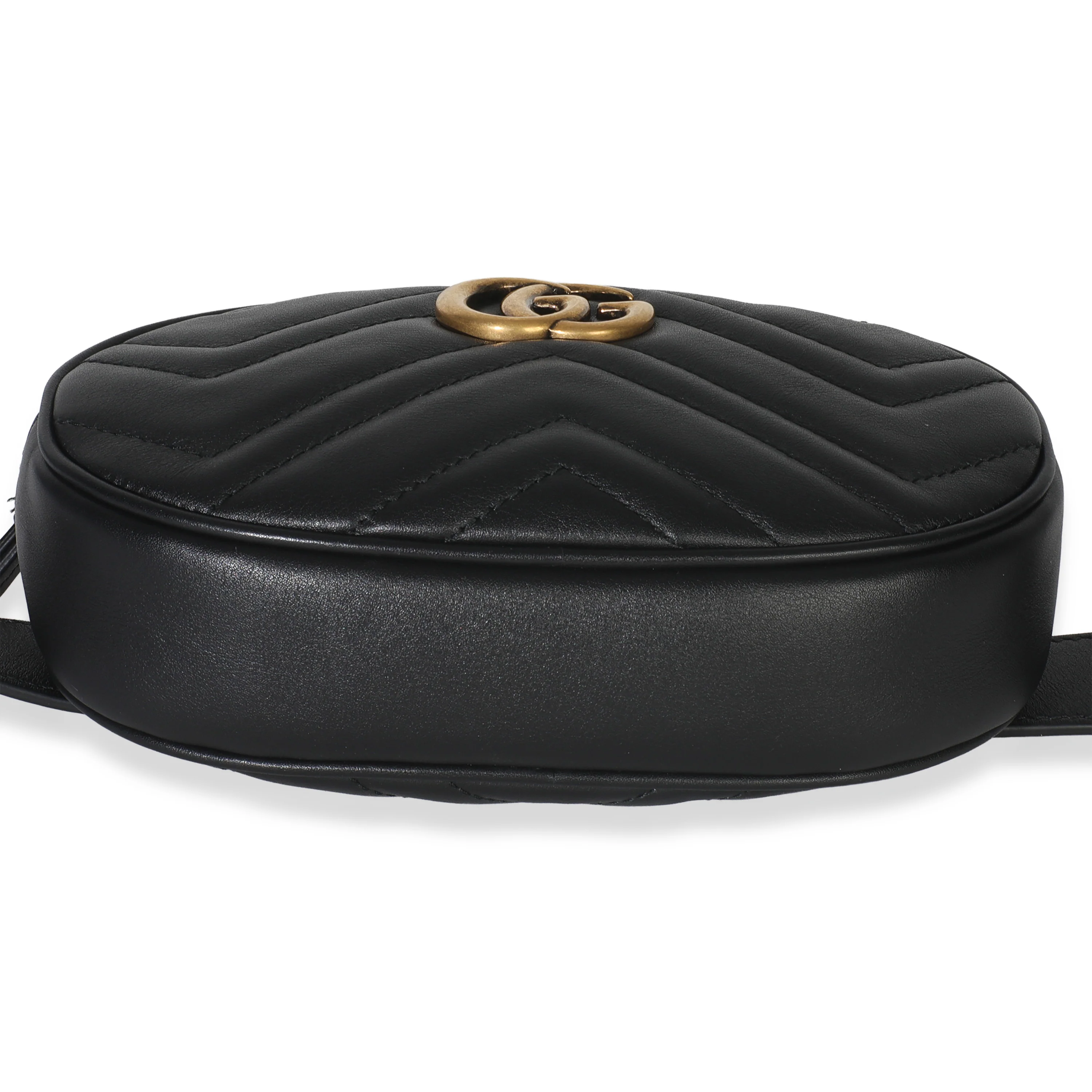 Black Matelasse Calfskin GG Marmont Belt Bag 75/30 - Image 7