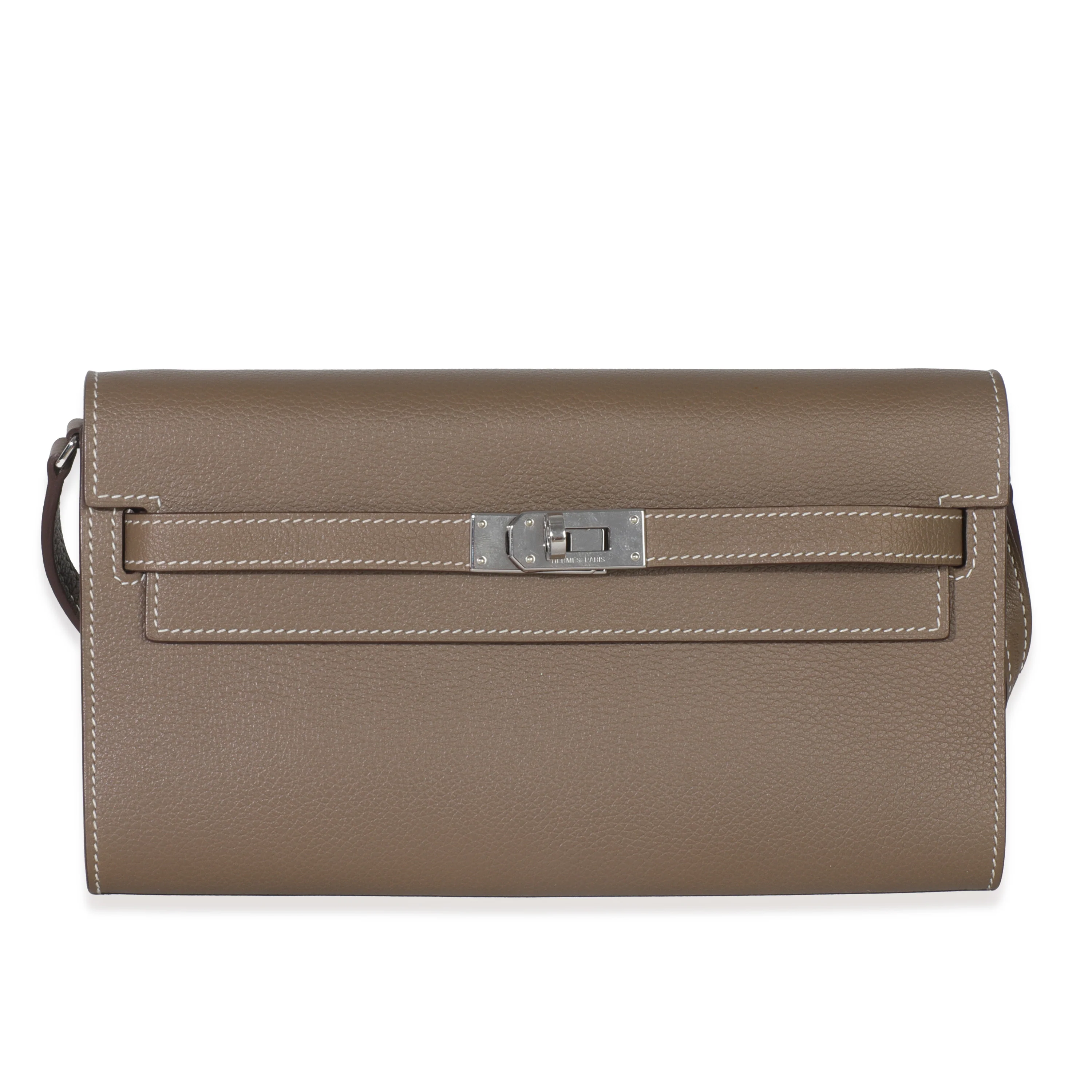Etoupe Evercolor Kelly Wallet To Go PHW